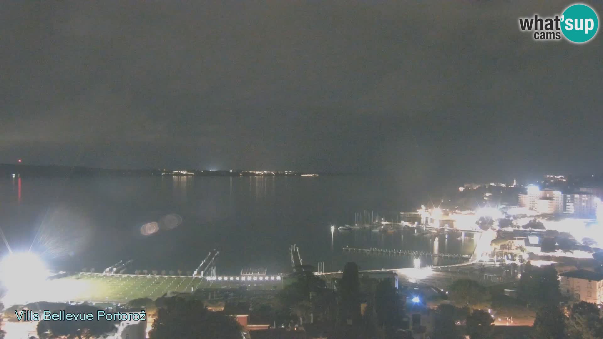 Portorož camera en vivo – Panorama Villa Bellevue