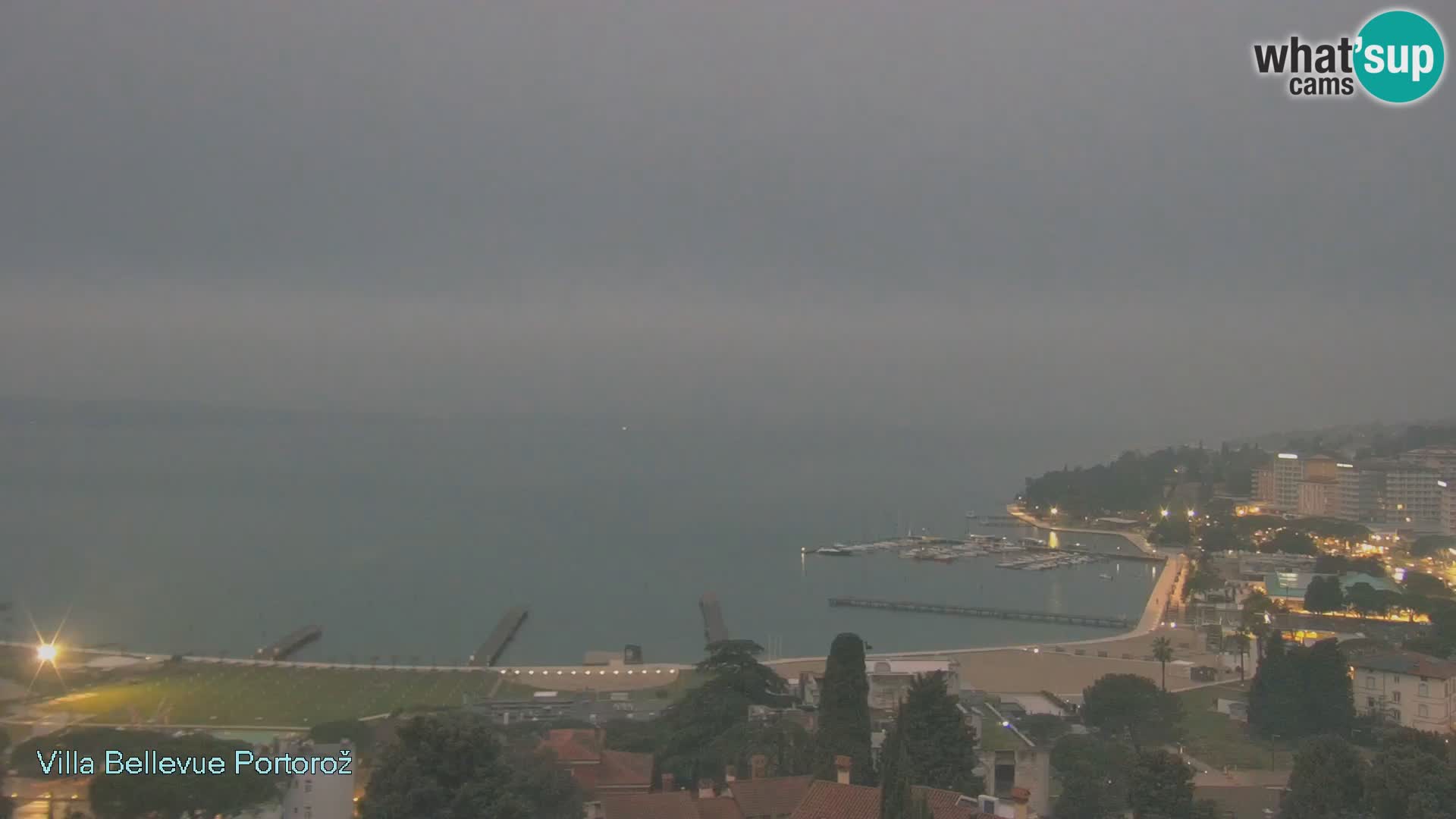 Portorož web kamera – pogled sa Villa Bellevue