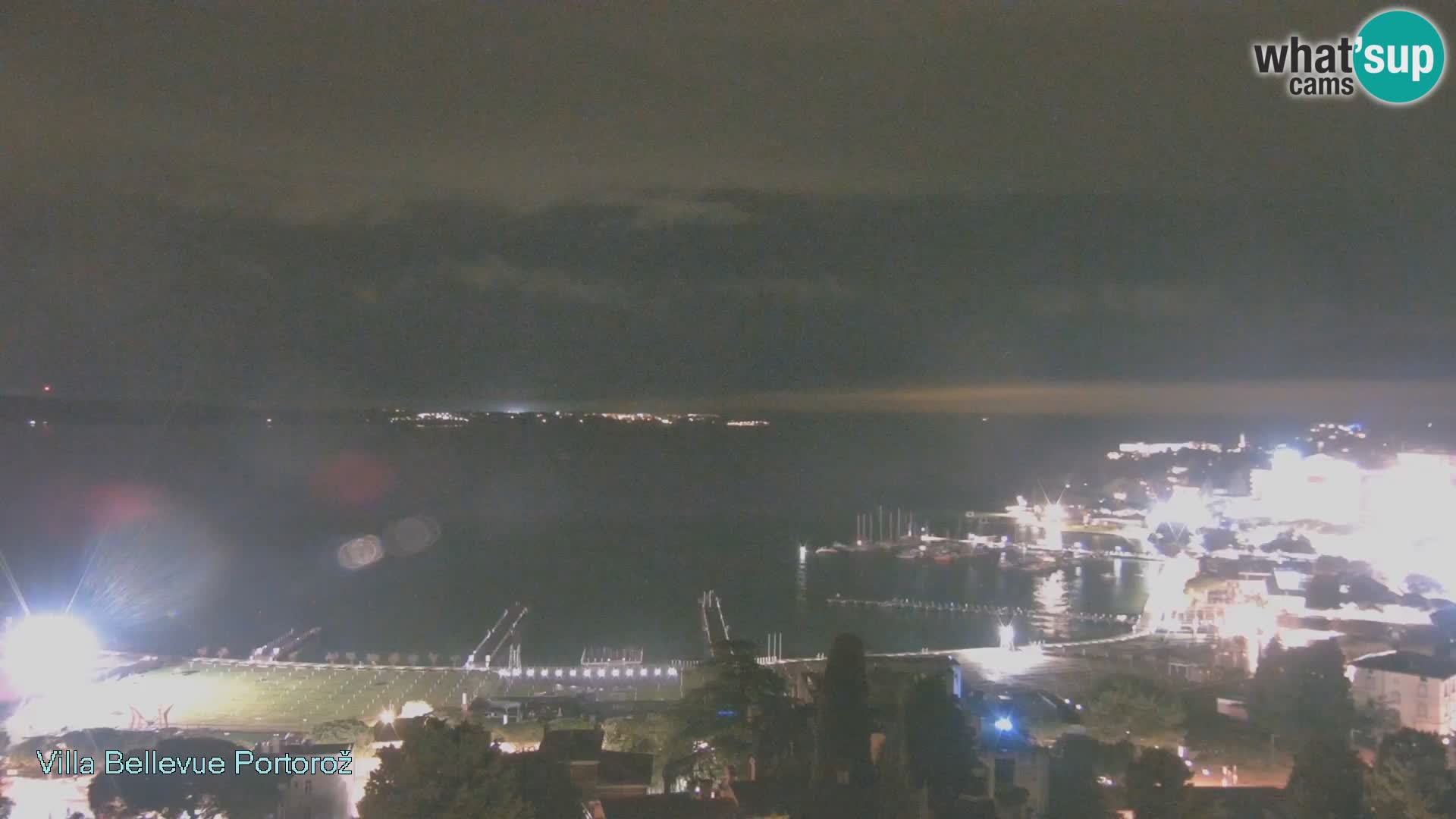 Portorož camera en vivo – Panorama Villa Bellevue