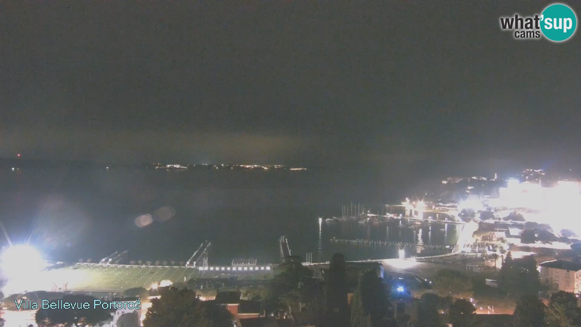 Portorož camera en vivo – Panorama Villa Bellevue