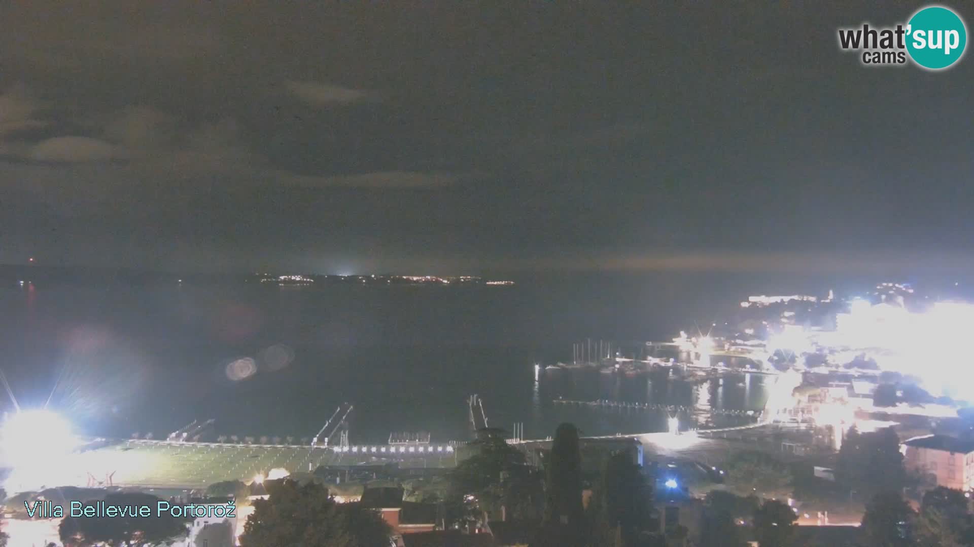 Portorož camera en vivo – Panorama Villa Bellevue