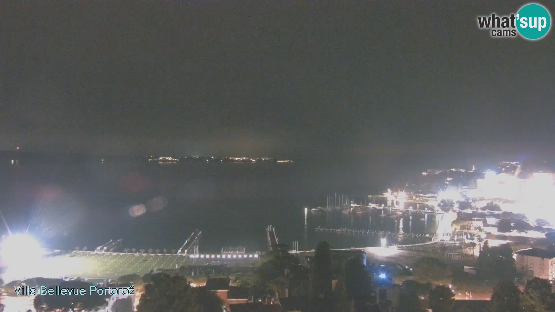 Portorož web kamera – pogled sa Villa Bellevue