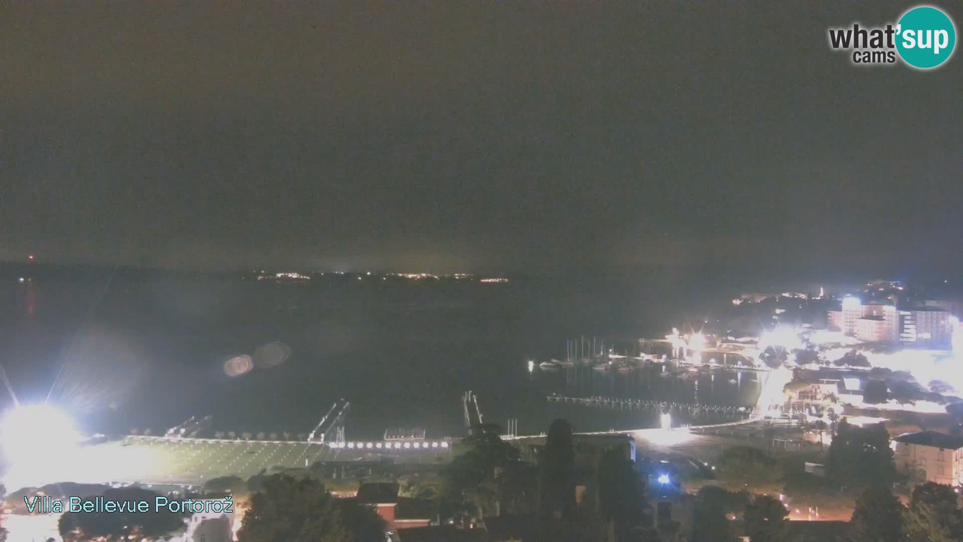 Portorož camera en vivo – Panorama Villa Bellevue