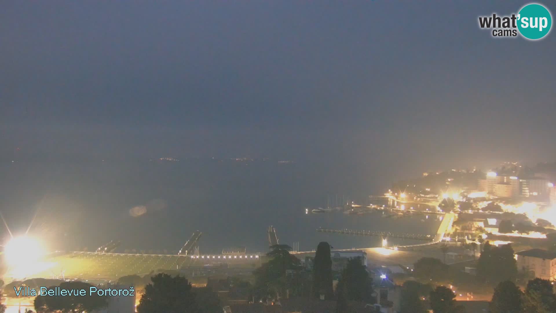 Portorož web kamera – pogled sa Villa Bellevue