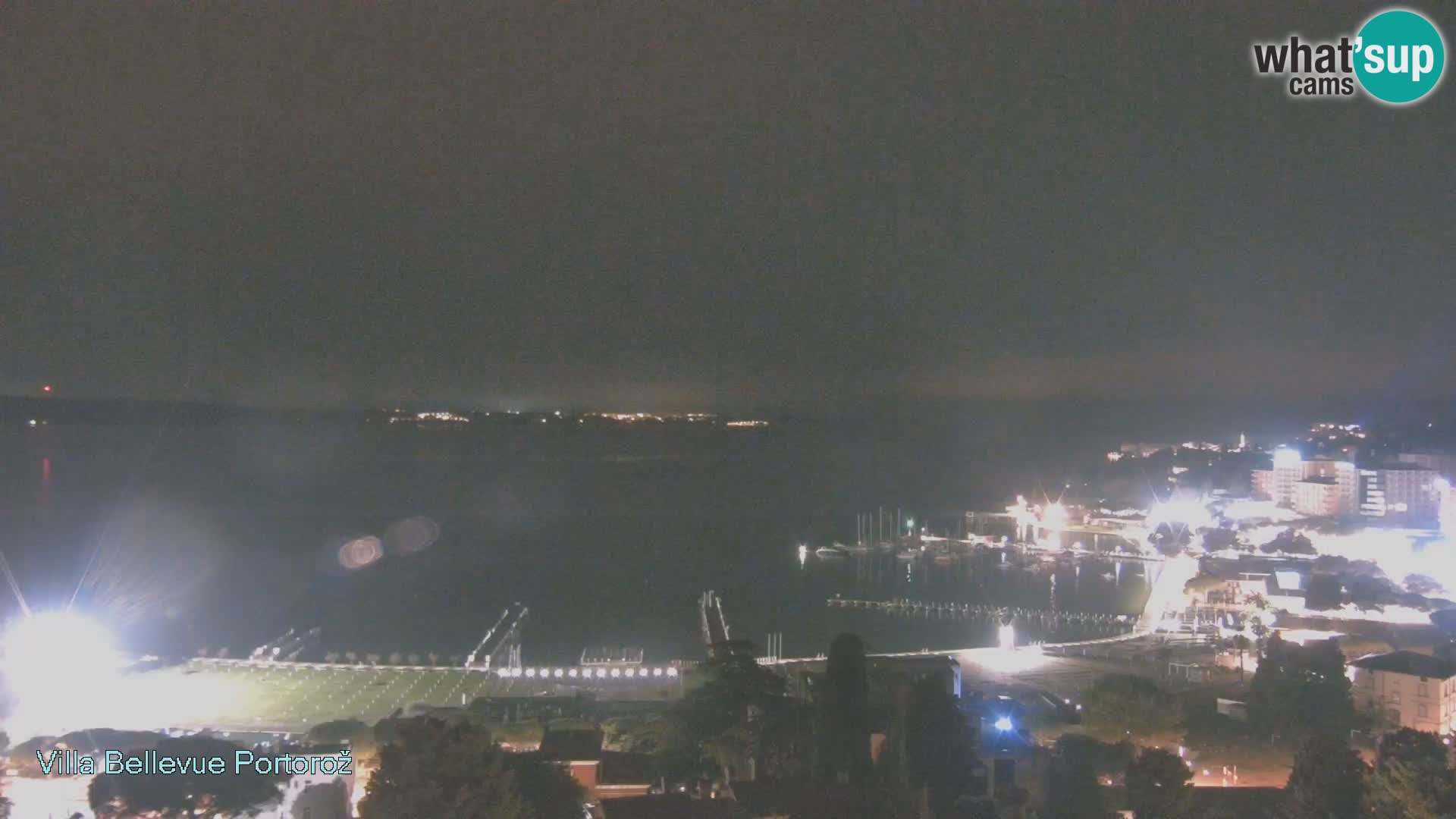 Portorož web kamera – pogled sa Villa Bellevue