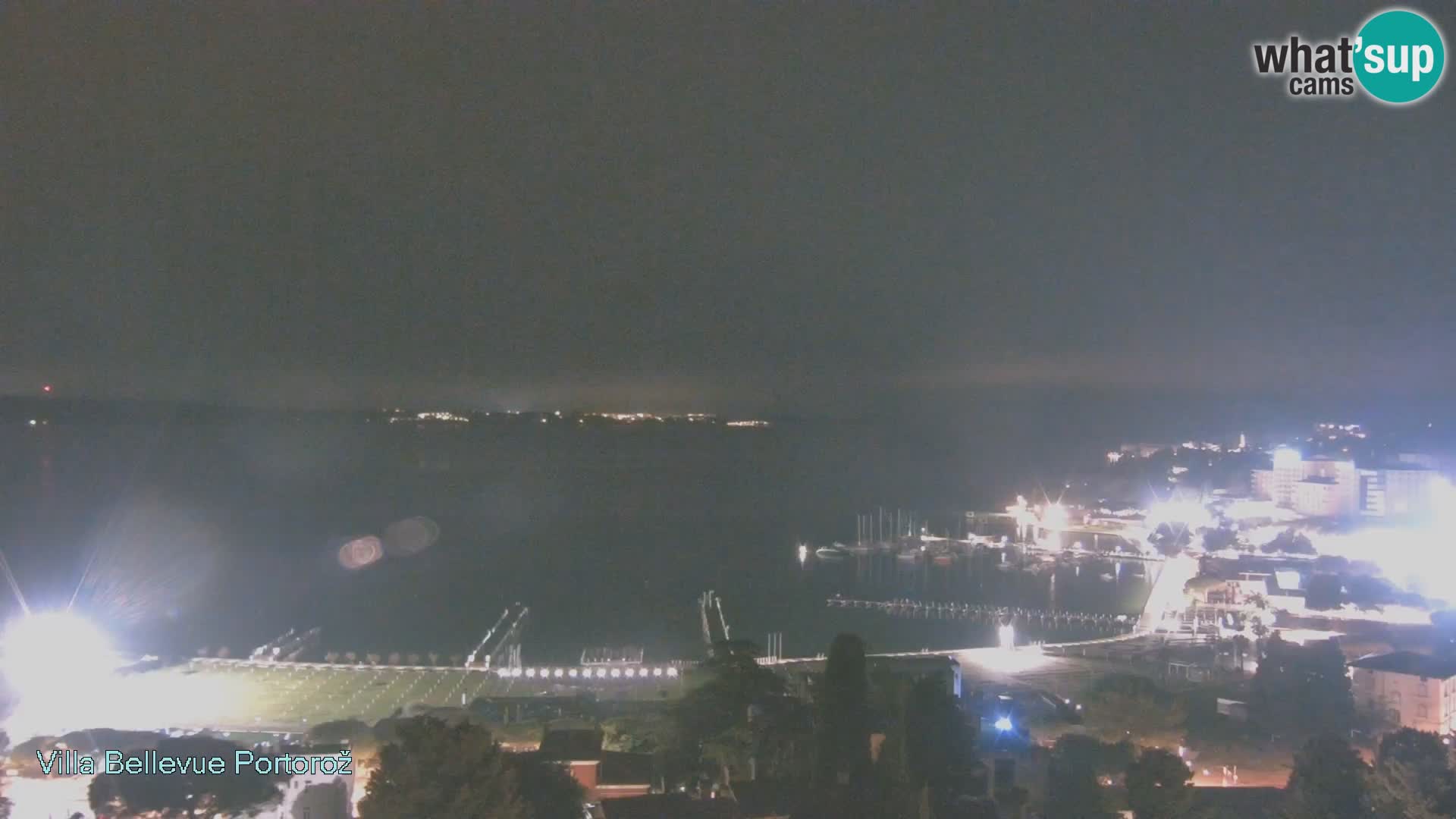 Portorož camera en vivo – Panorama Villa Bellevue