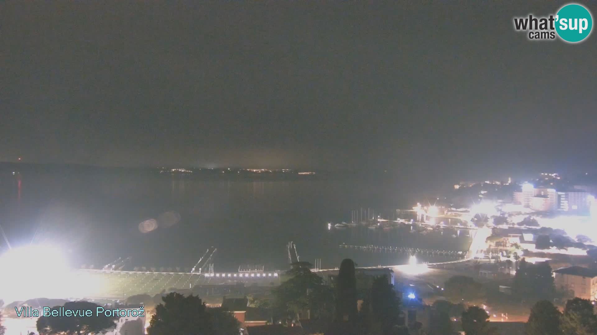 Portorož camera en vivo – Panorama Villa Bellevue