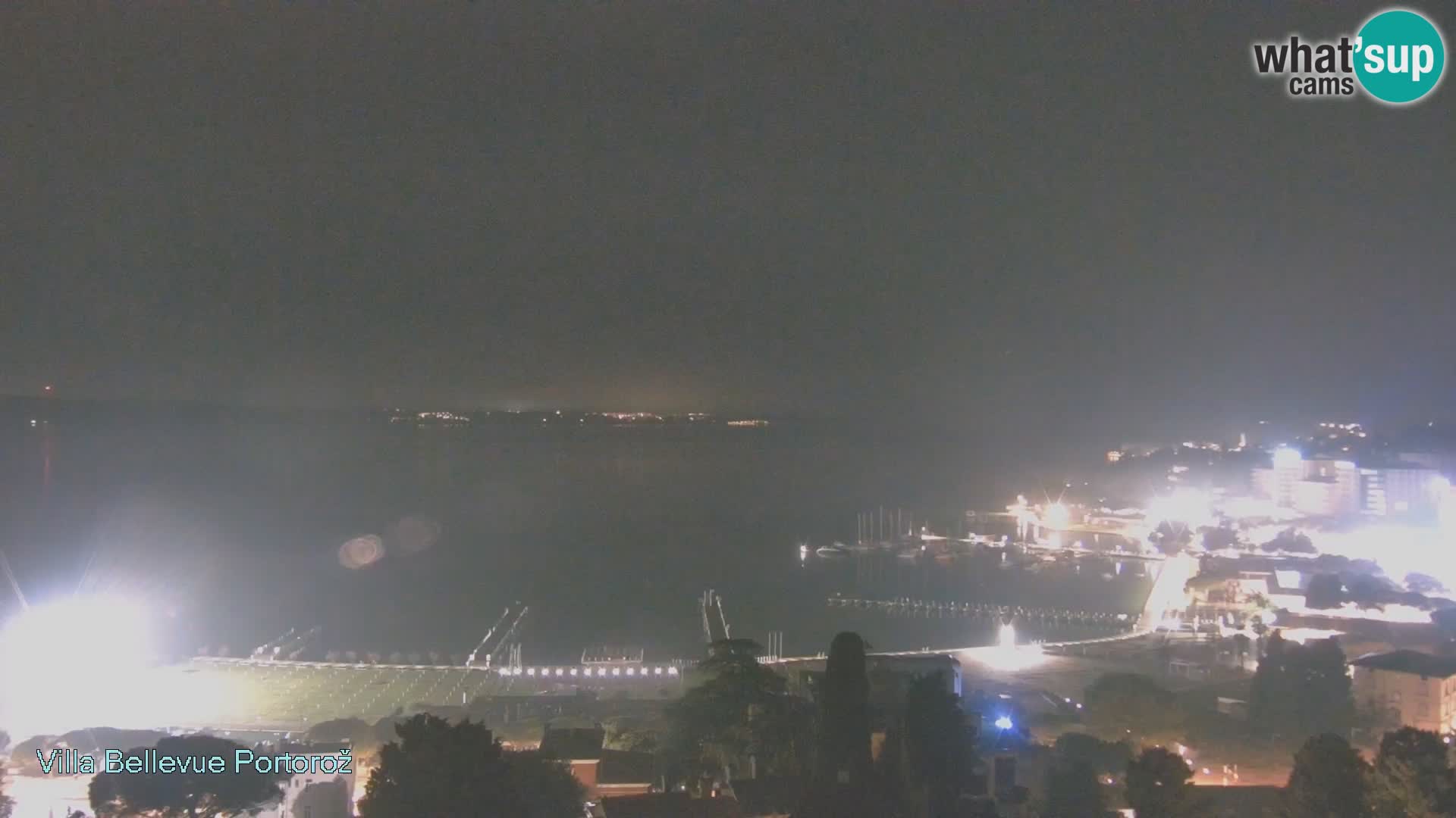 Portorož camera en vivo – Panorama Villa Bellevue