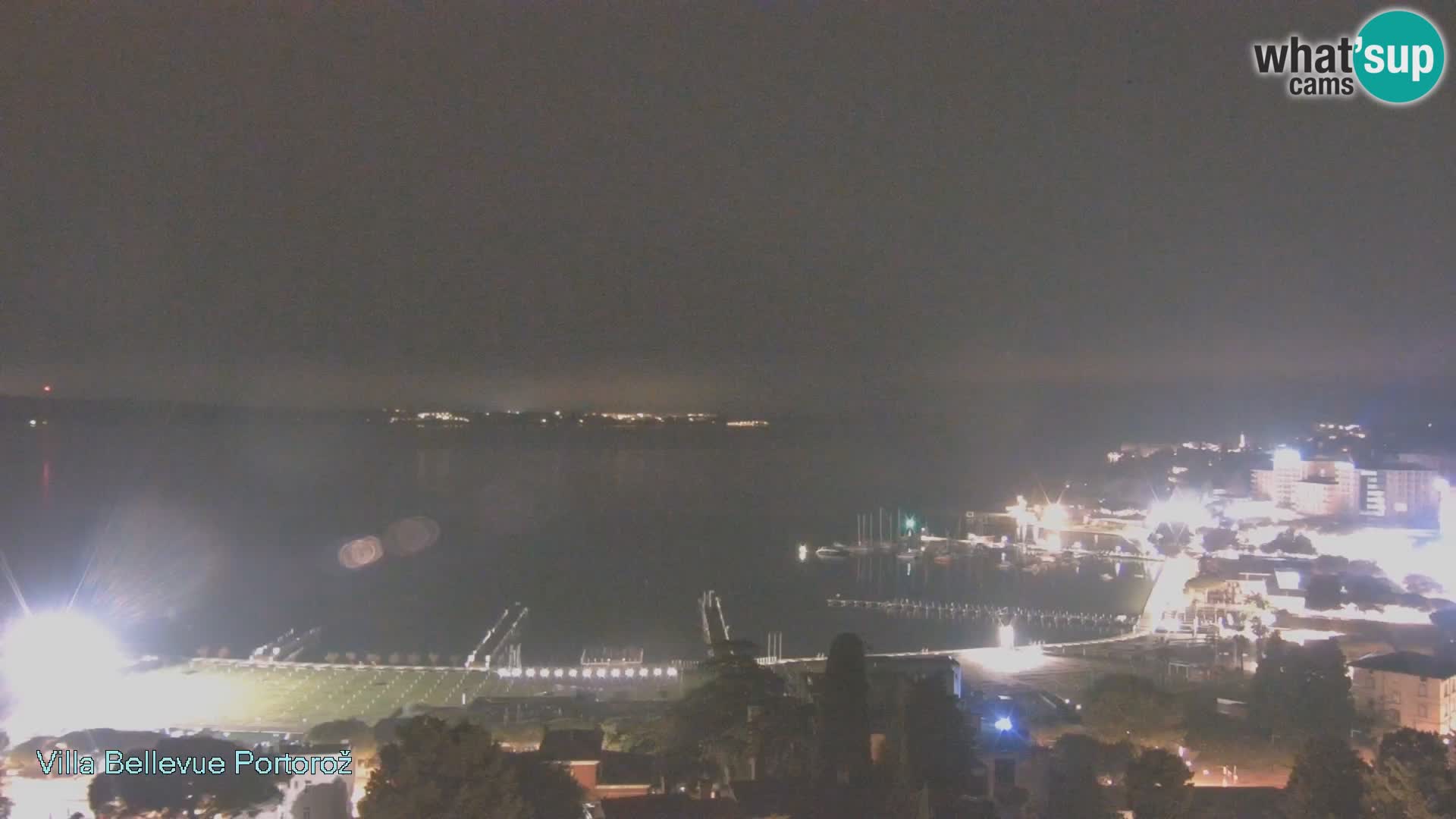 Portorož camera en vivo – Panorama Villa Bellevue