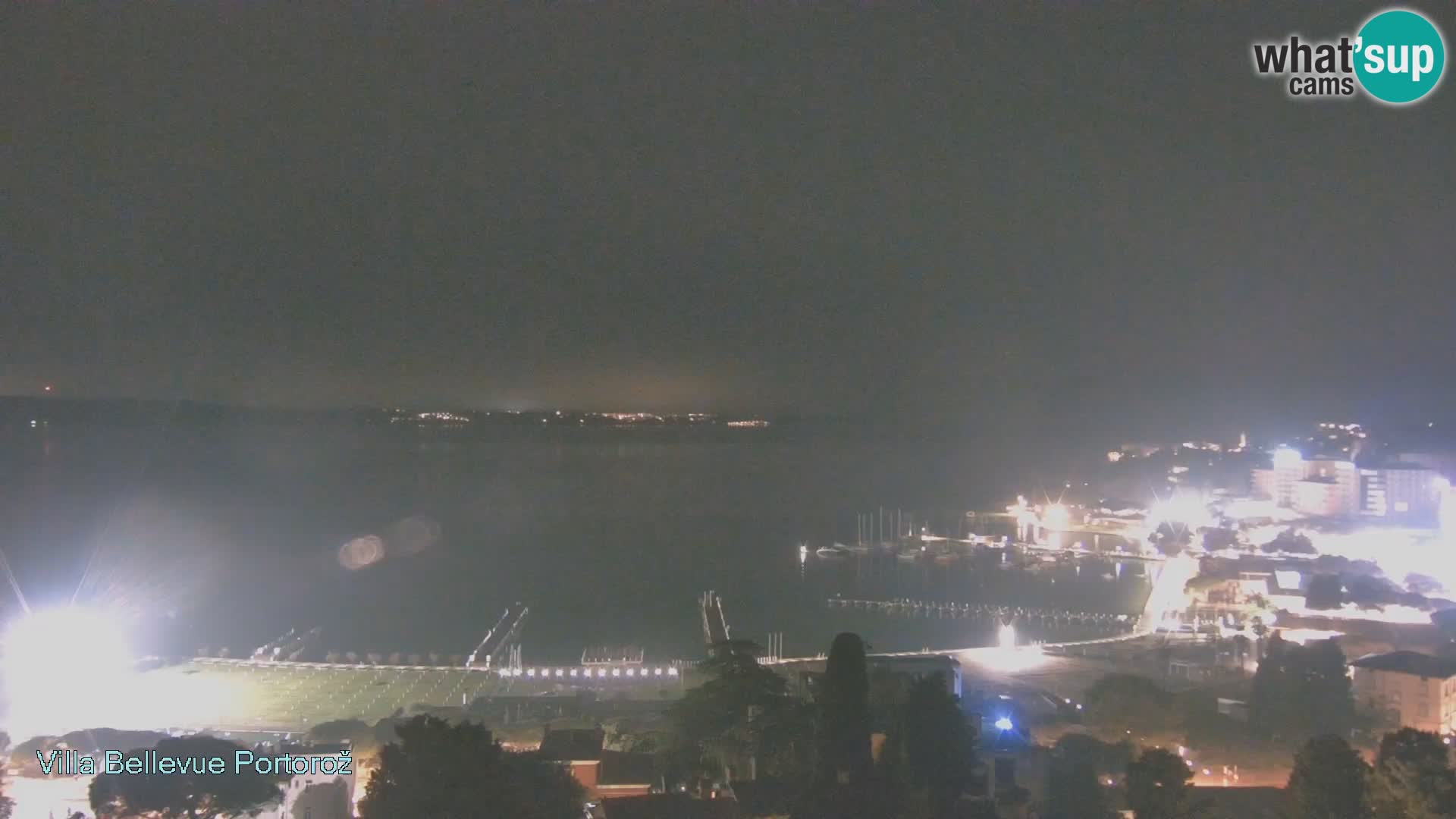 Portorož camera en vivo – Panorama Villa Bellevue