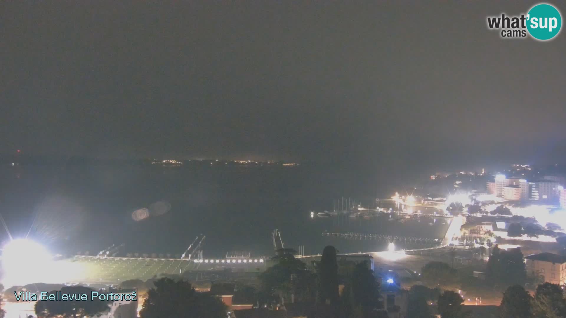 Portorož camera en vivo – Panorama Villa Bellevue