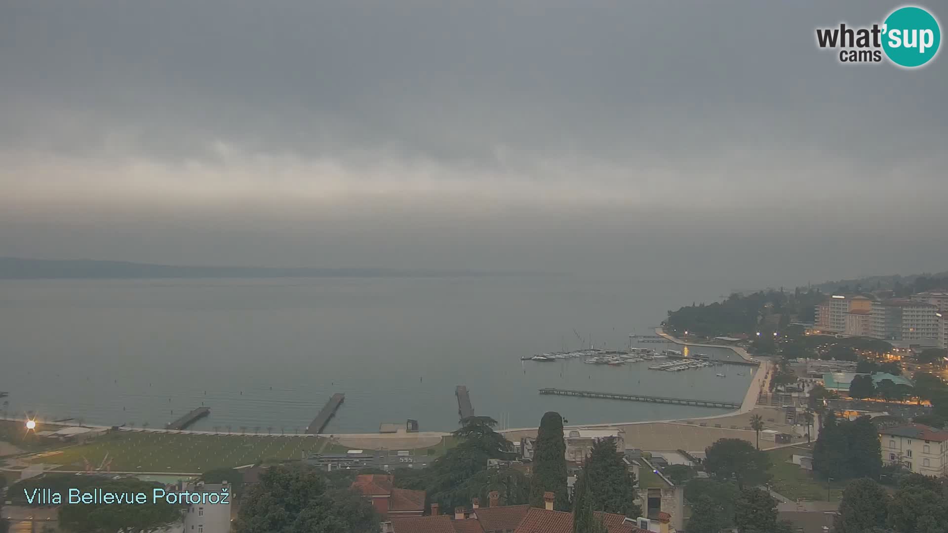 Portorož camera en vivo – Panorama Villa Bellevue