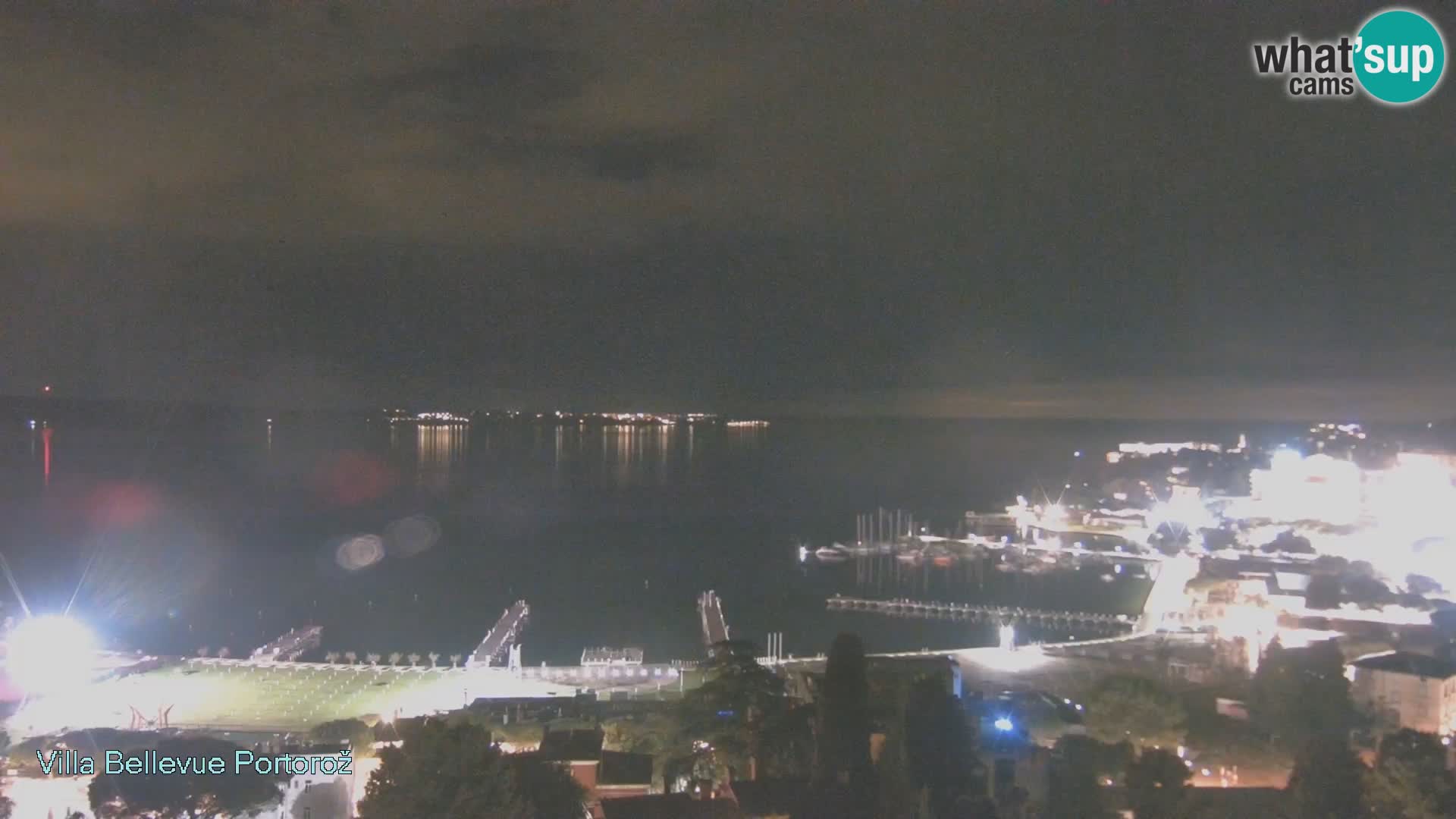 Portorož camera en vivo – Panorama Villa Bellevue