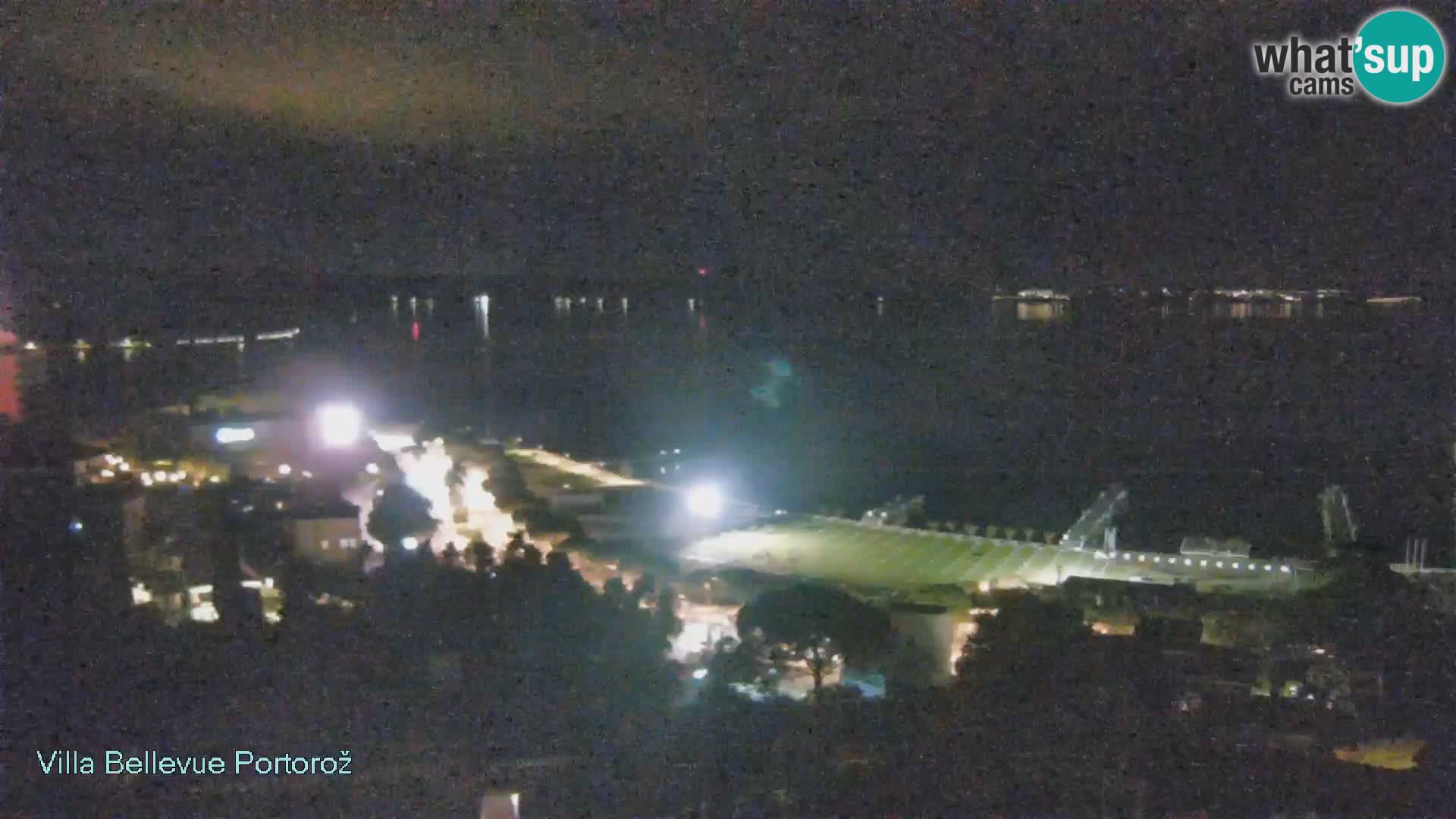 Portorož web kamera – pogled sa Villa Bellevue