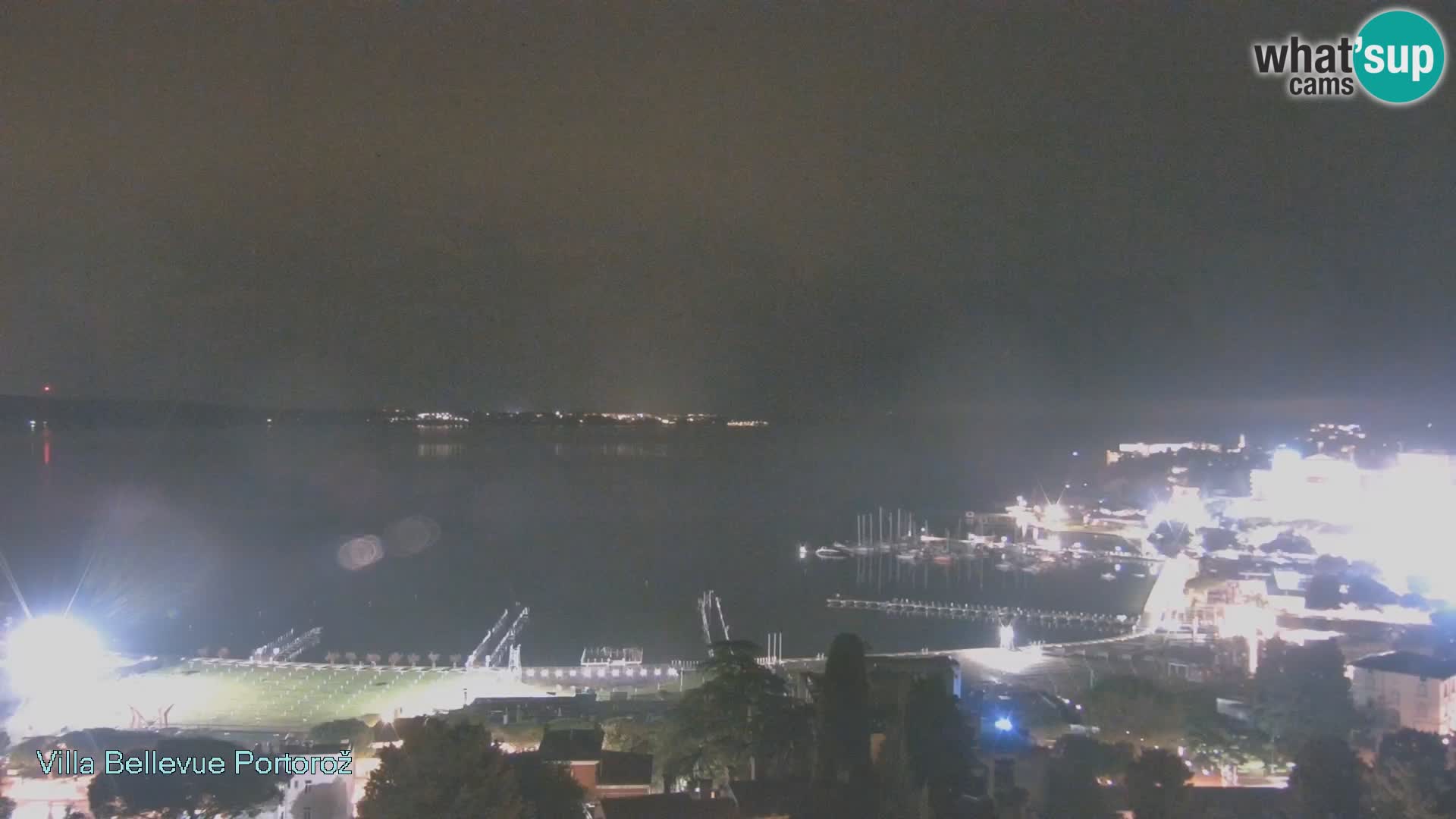 Portorož camera en vivo – Panorama Villa Bellevue