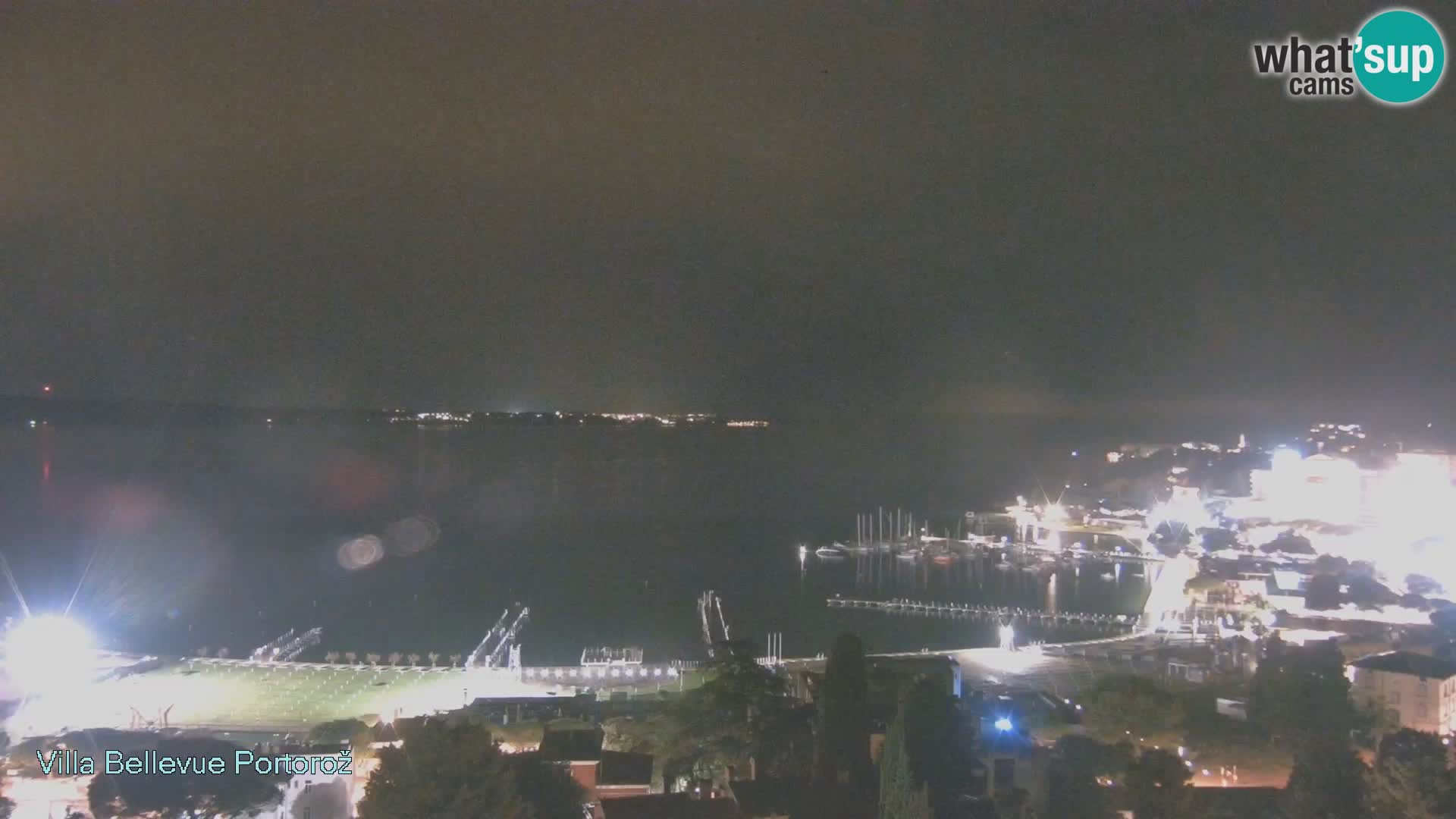 Portorož web kamera – pogled sa Villa Bellevue