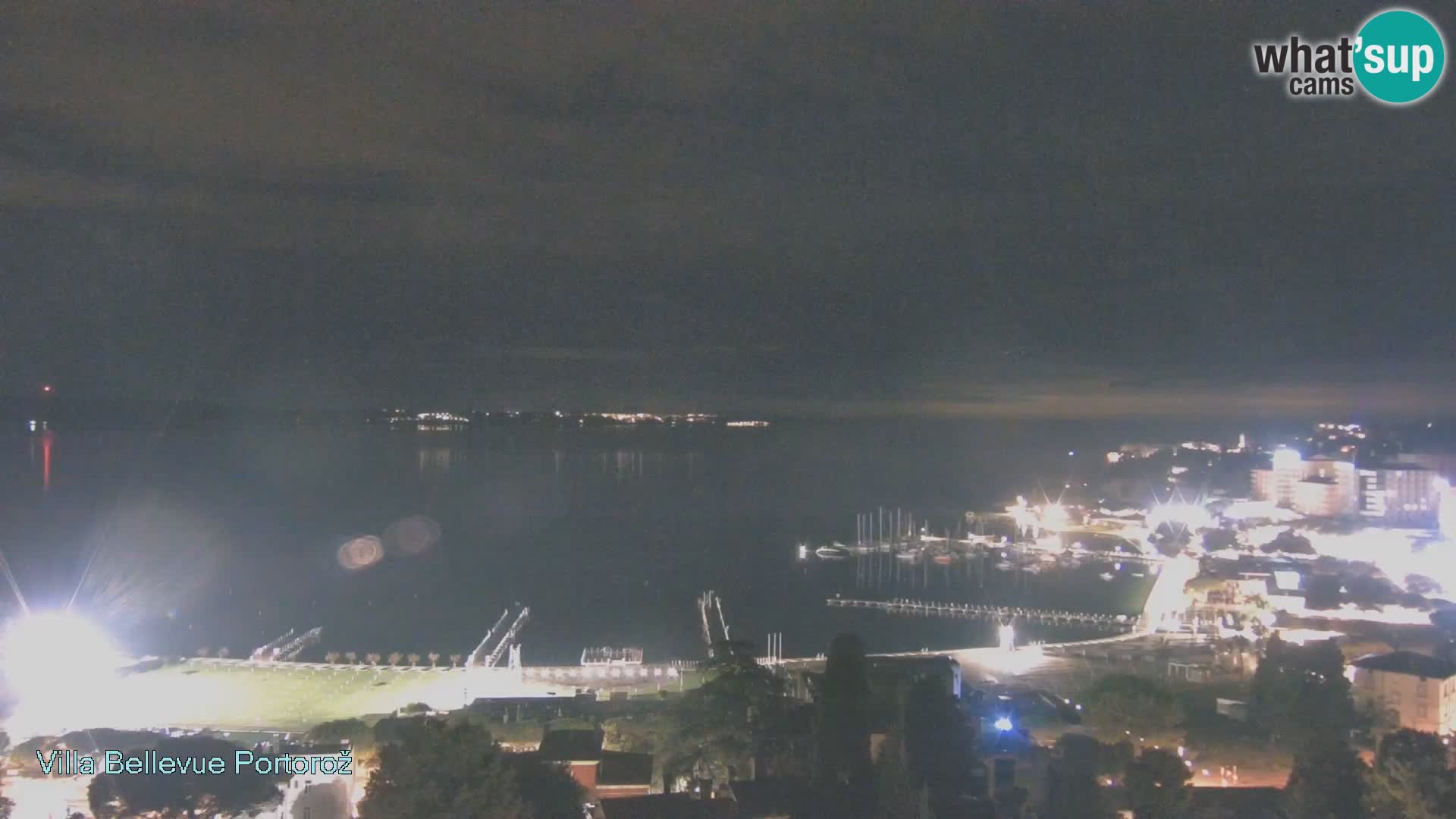 Portorož camera en vivo – Panorama Villa Bellevue