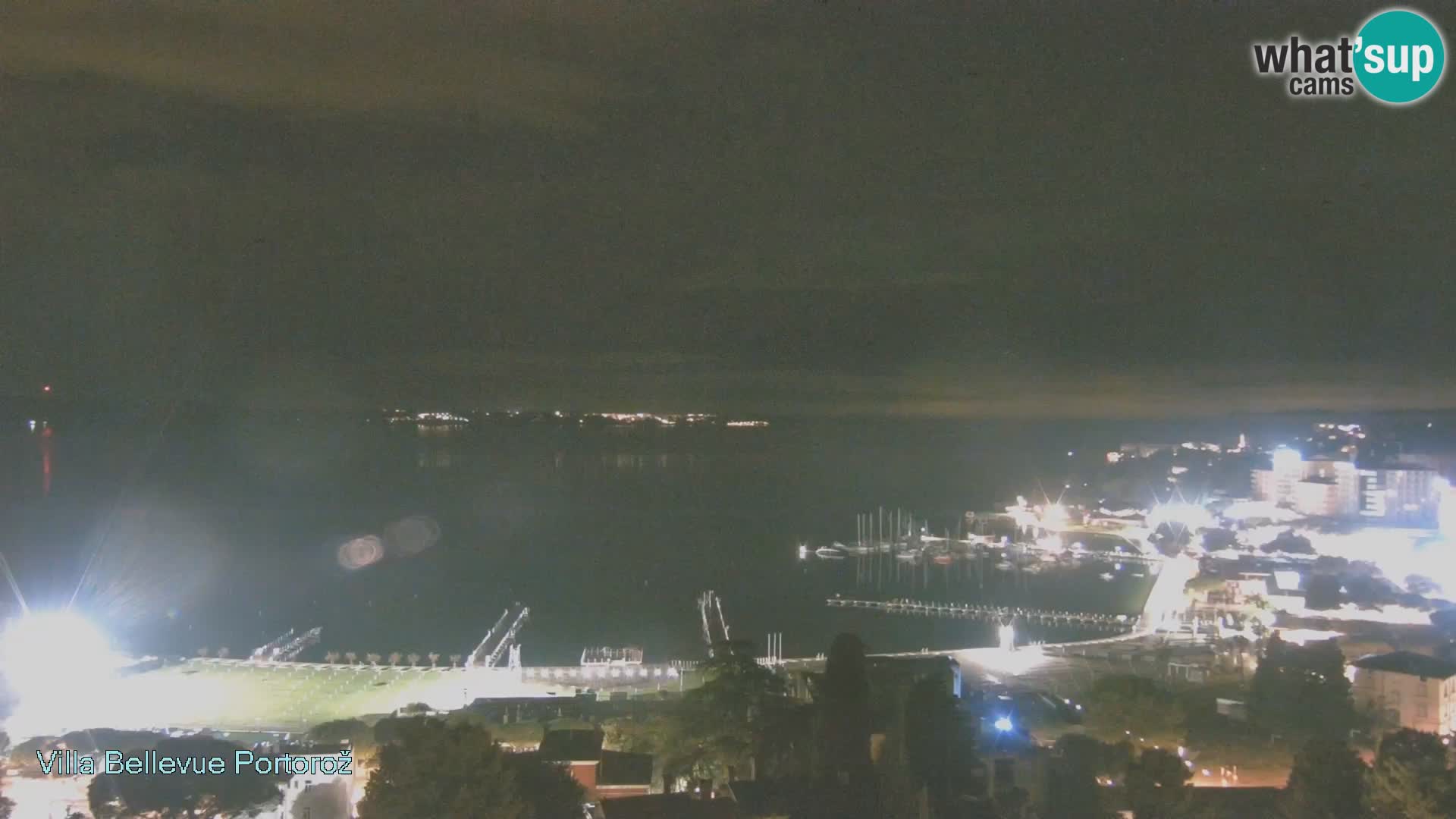 Portorož camera en vivo – Panorama Villa Bellevue