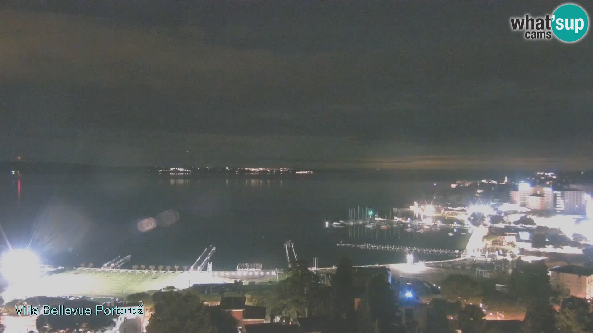 Portorož camera en vivo – Panorama Villa Bellevue