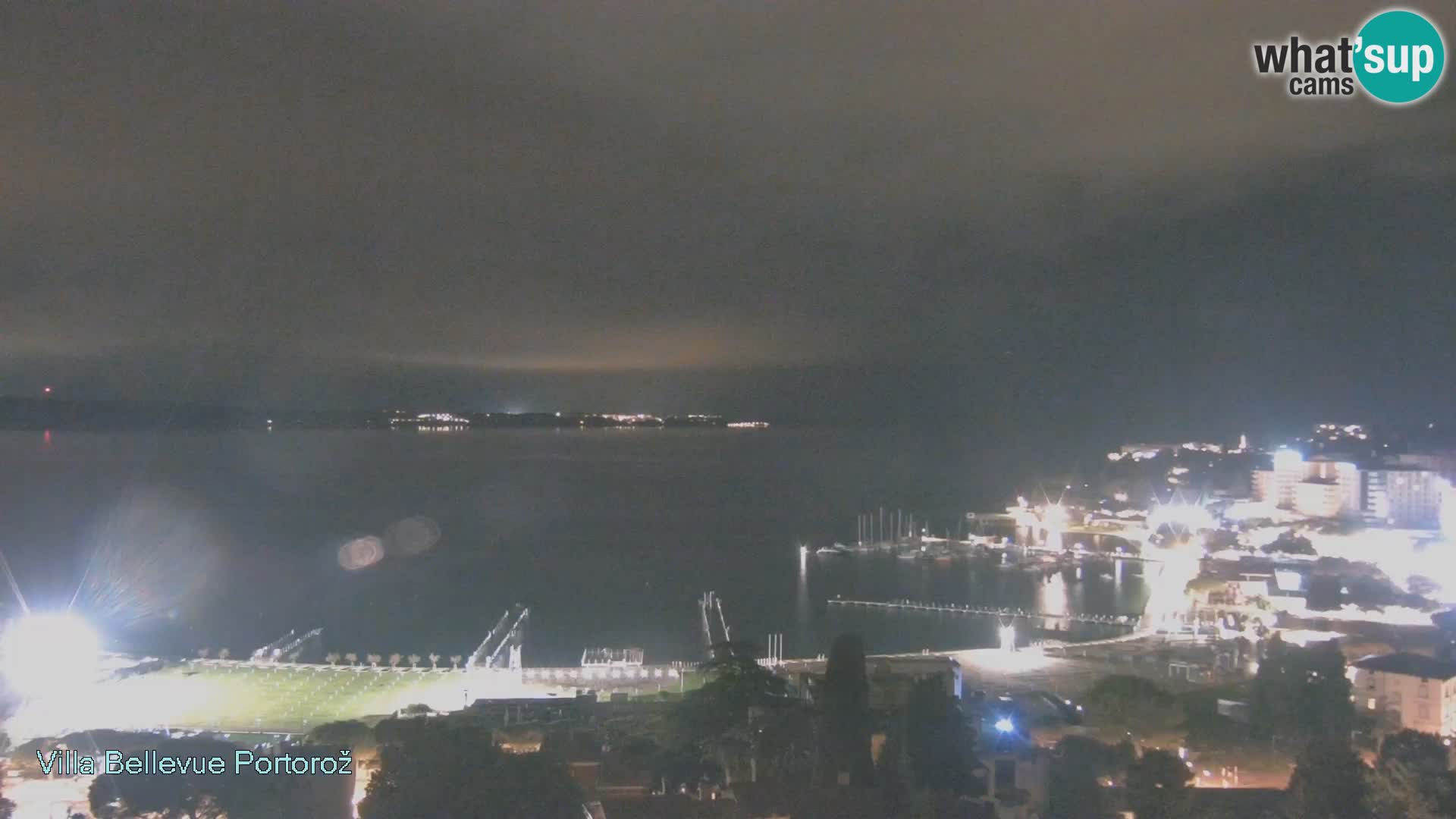 Portorož camera en vivo – Panorama Villa Bellevue