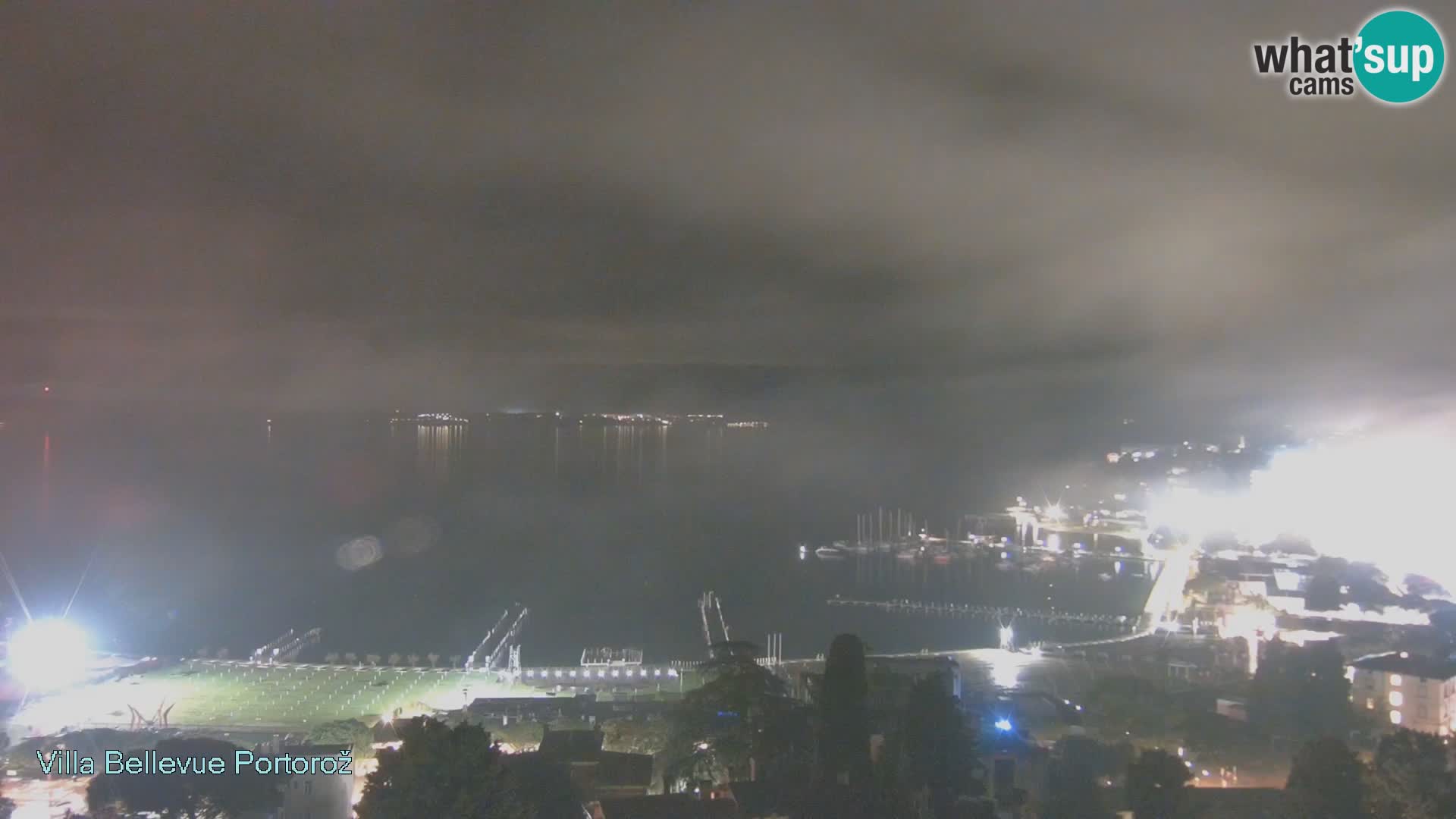 Portorož camera en vivo – Panorama Villa Bellevue