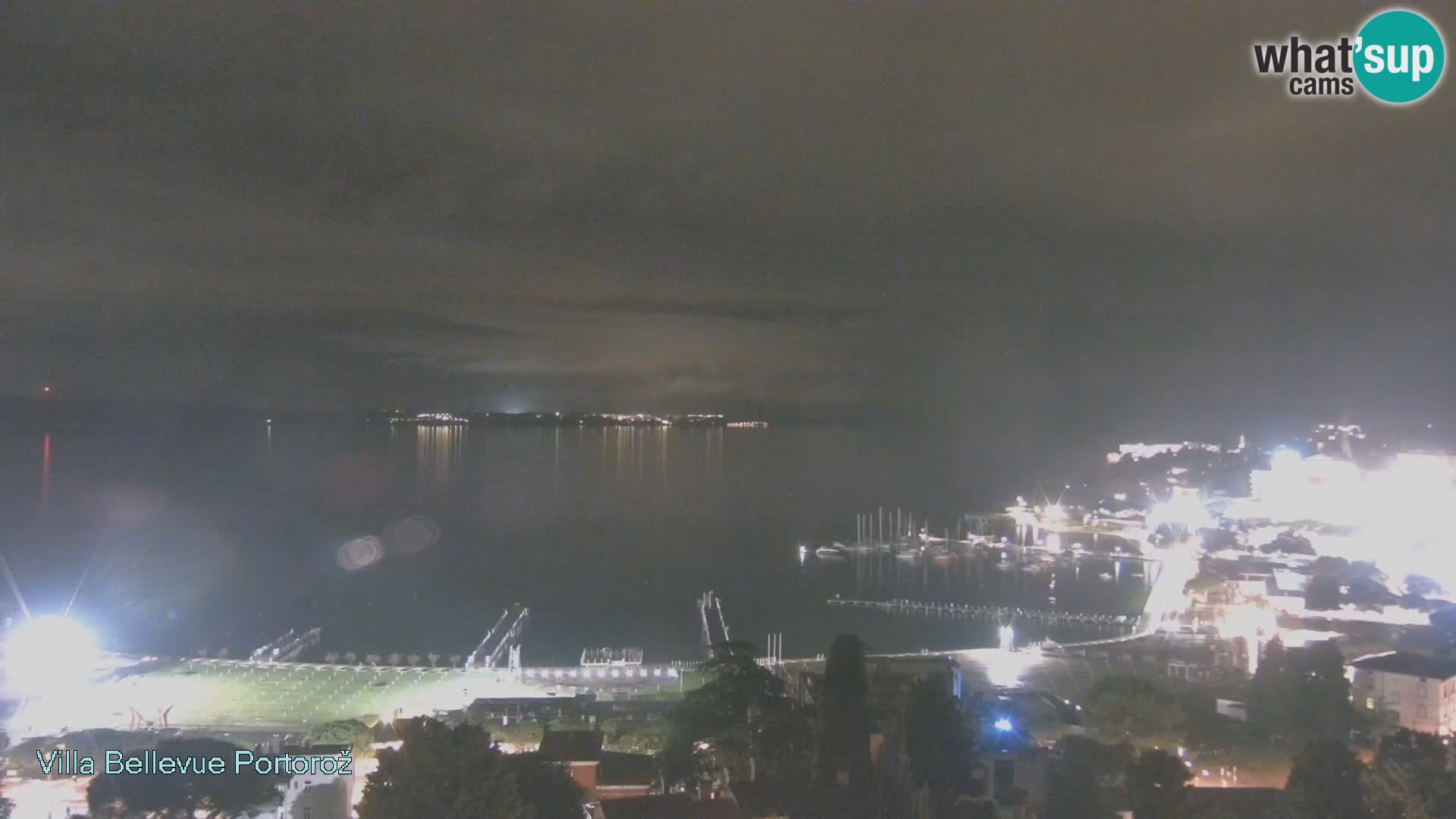 Portorož camera en vivo – Panorama Villa Bellevue