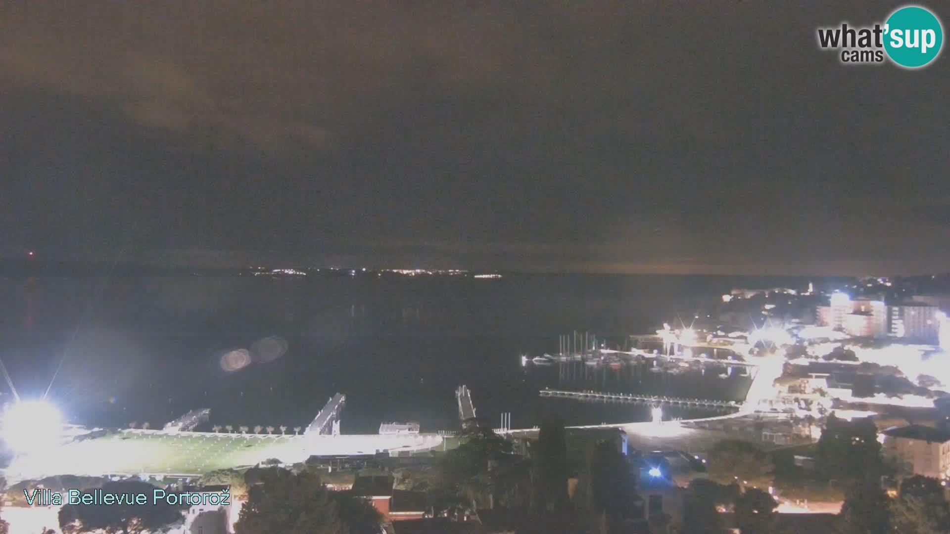 Portorož camera en vivo – Panorama Villa Bellevue