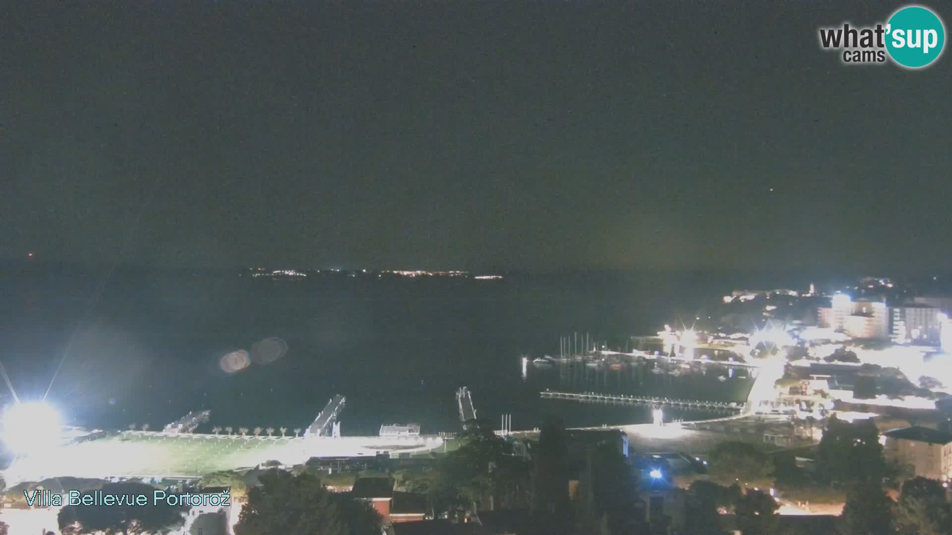 Portorož web kamera – pogled sa Villa Bellevue