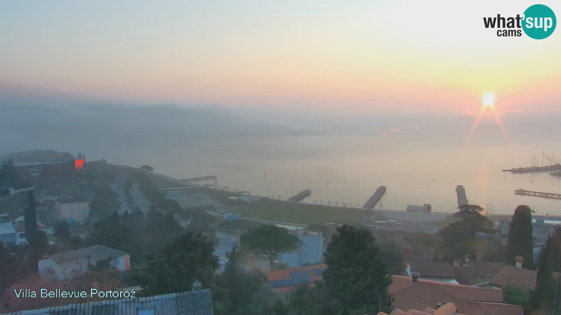 Portorož web kamera – pogled sa Villa Bellevue