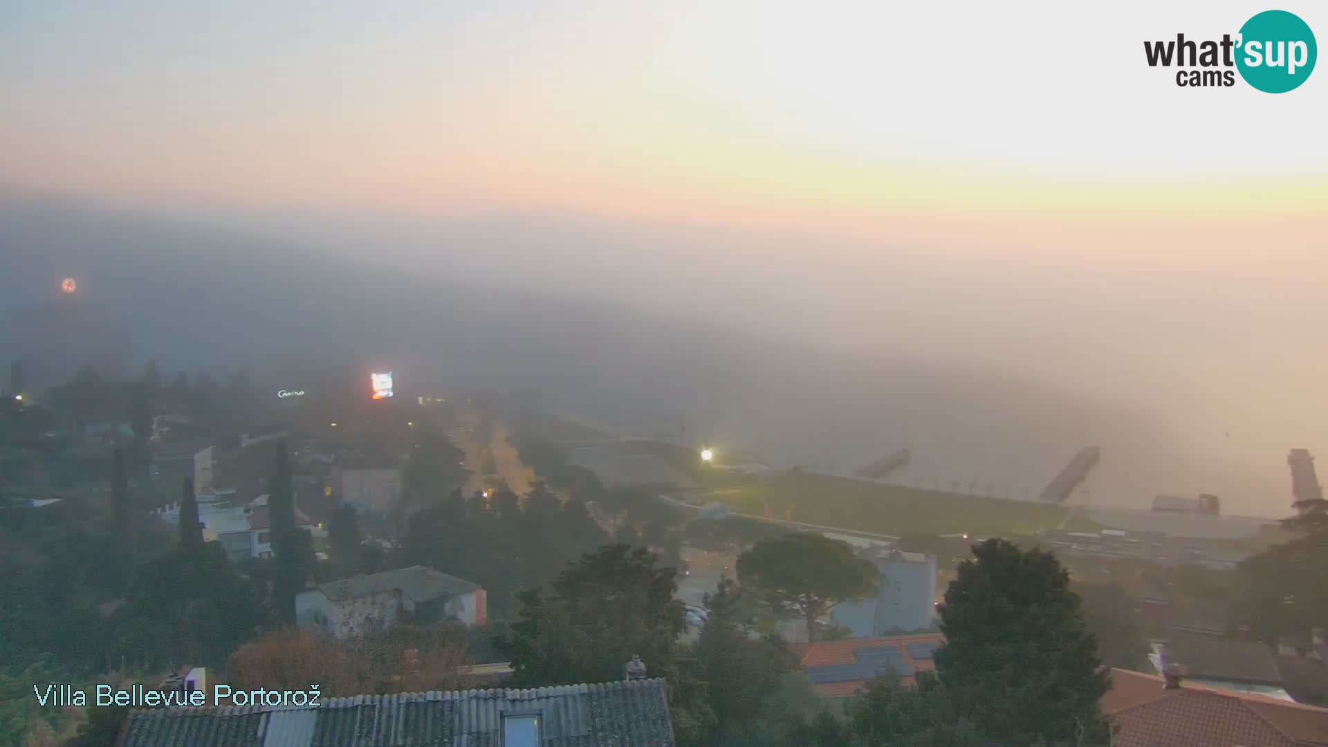 Portorož web kamera – pogled sa Villa Bellevue