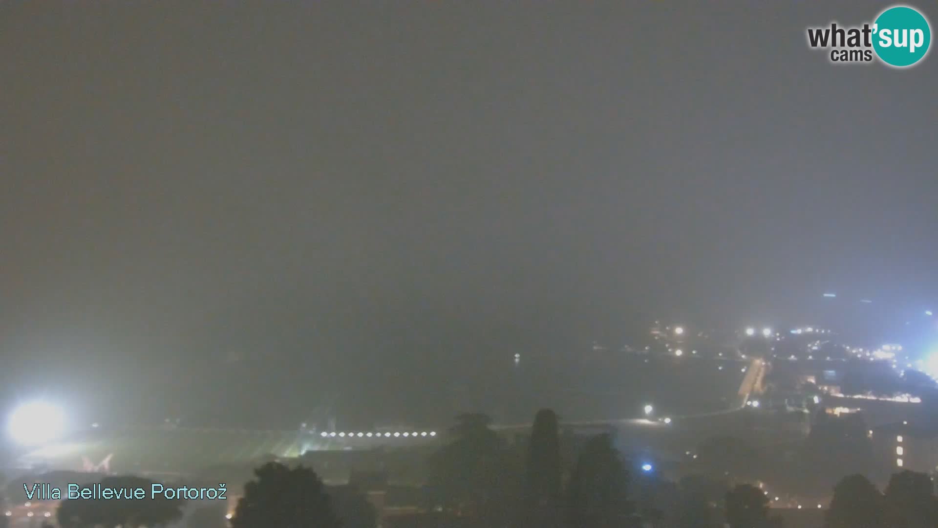 Portorož web kamera – pogled sa Villa Bellevue