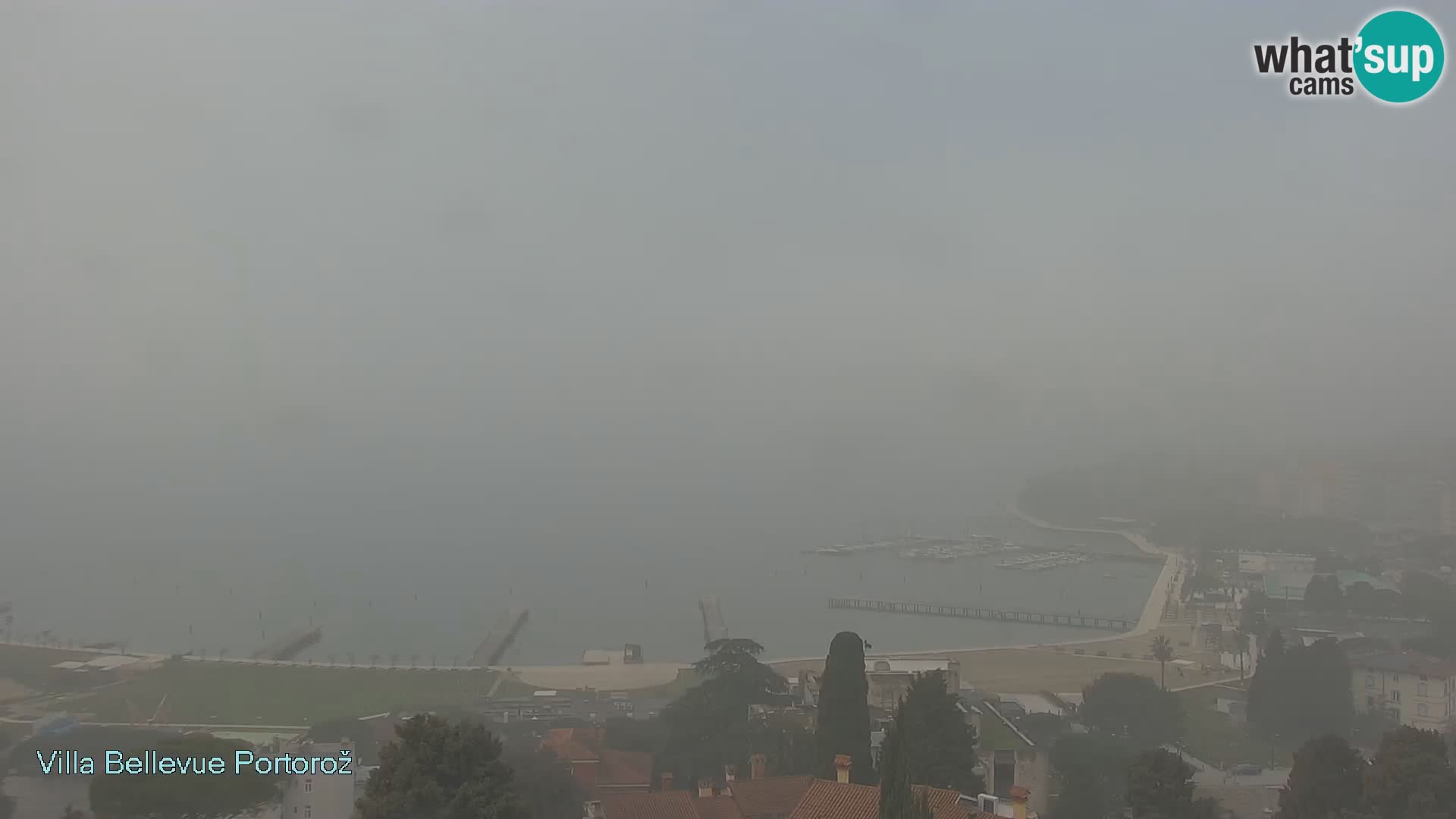 Portorož web kamera – pogled sa Villa Bellevue