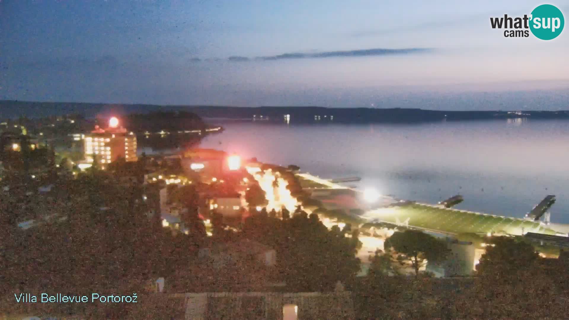 Portorož web kamera – pogled sa Villa Bellevue