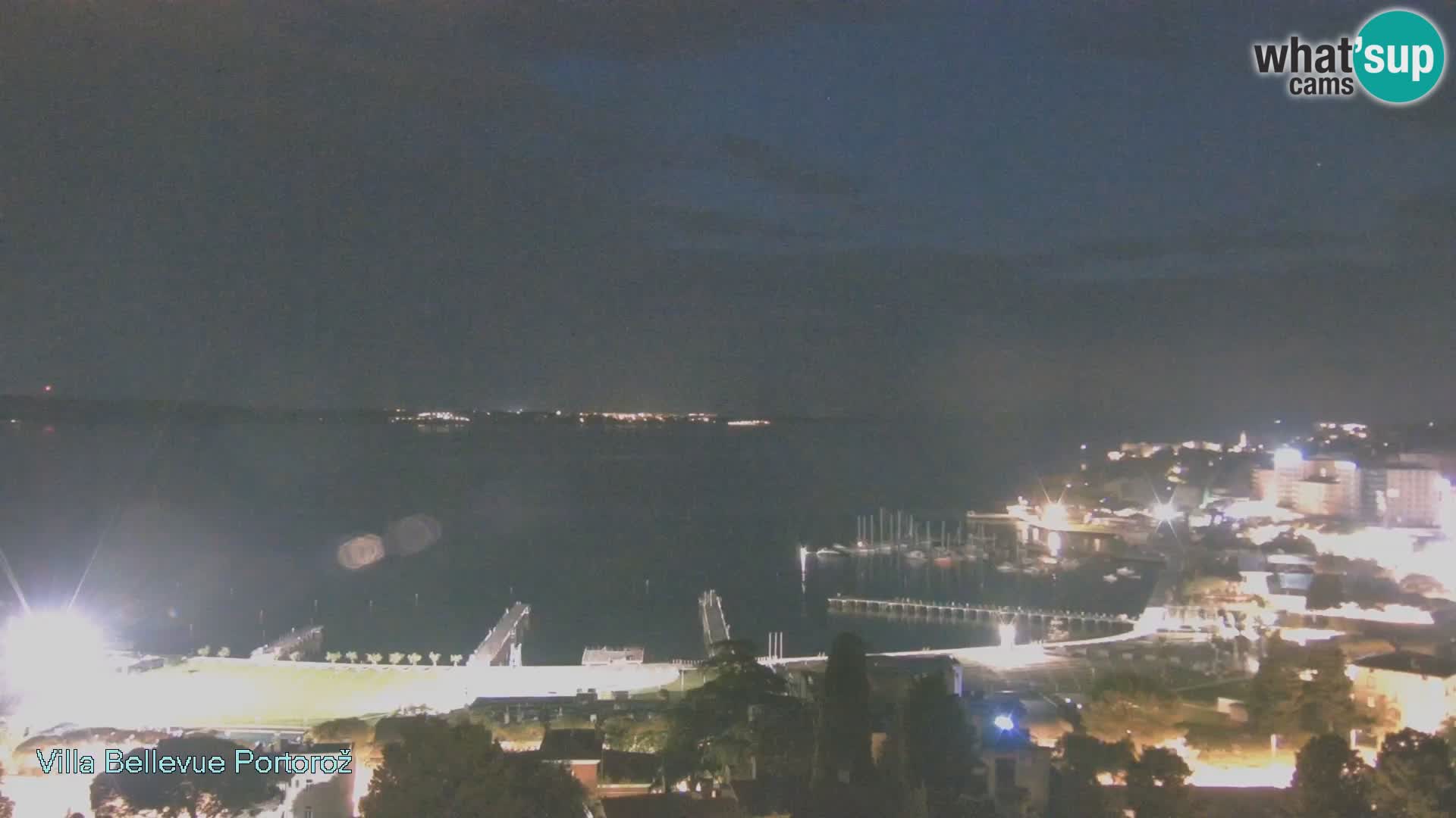 Portorož camera en vivo – Panorama Villa Bellevue