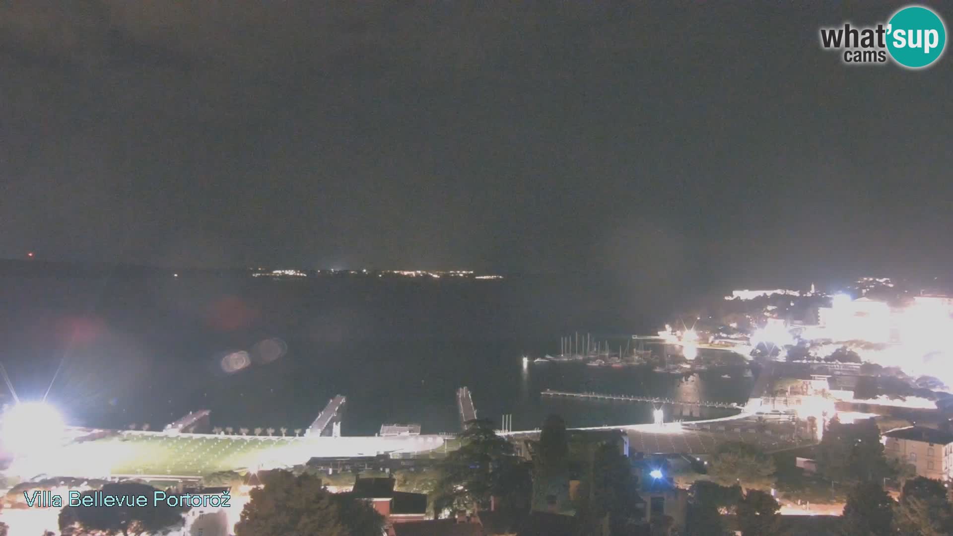 Portorož web kamera – pogled sa Villa Bellevue