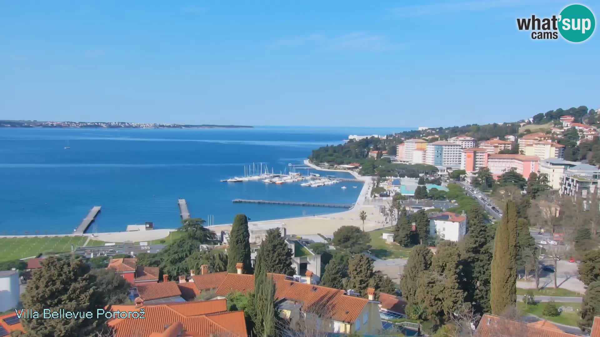 Live Cam Portorož – Panorama Villa Bellevue