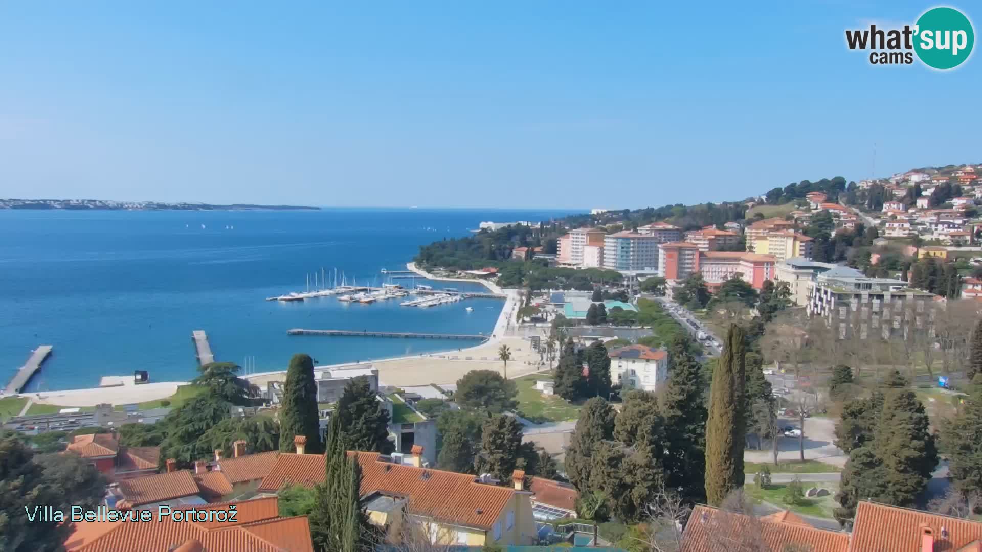 Live Cam Portorož – Panorama Villa Bellevue