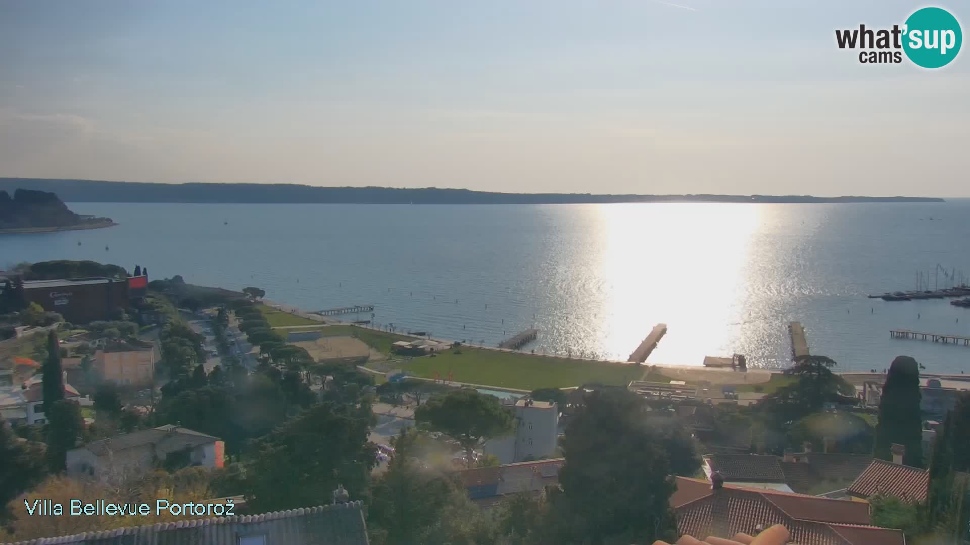 Portorož camera en vivo – Panorama Villa Bellevue