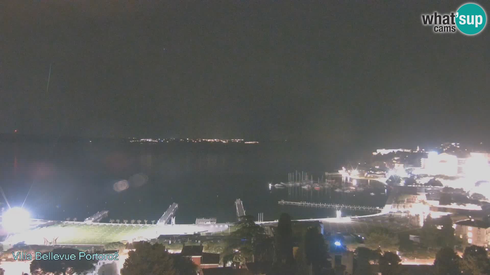 Portorož camera en vivo – Panorama Villa Bellevue