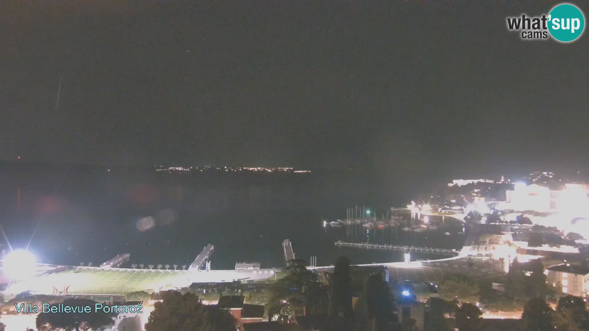 Portorož camera en vivo – Panorama Villa Bellevue