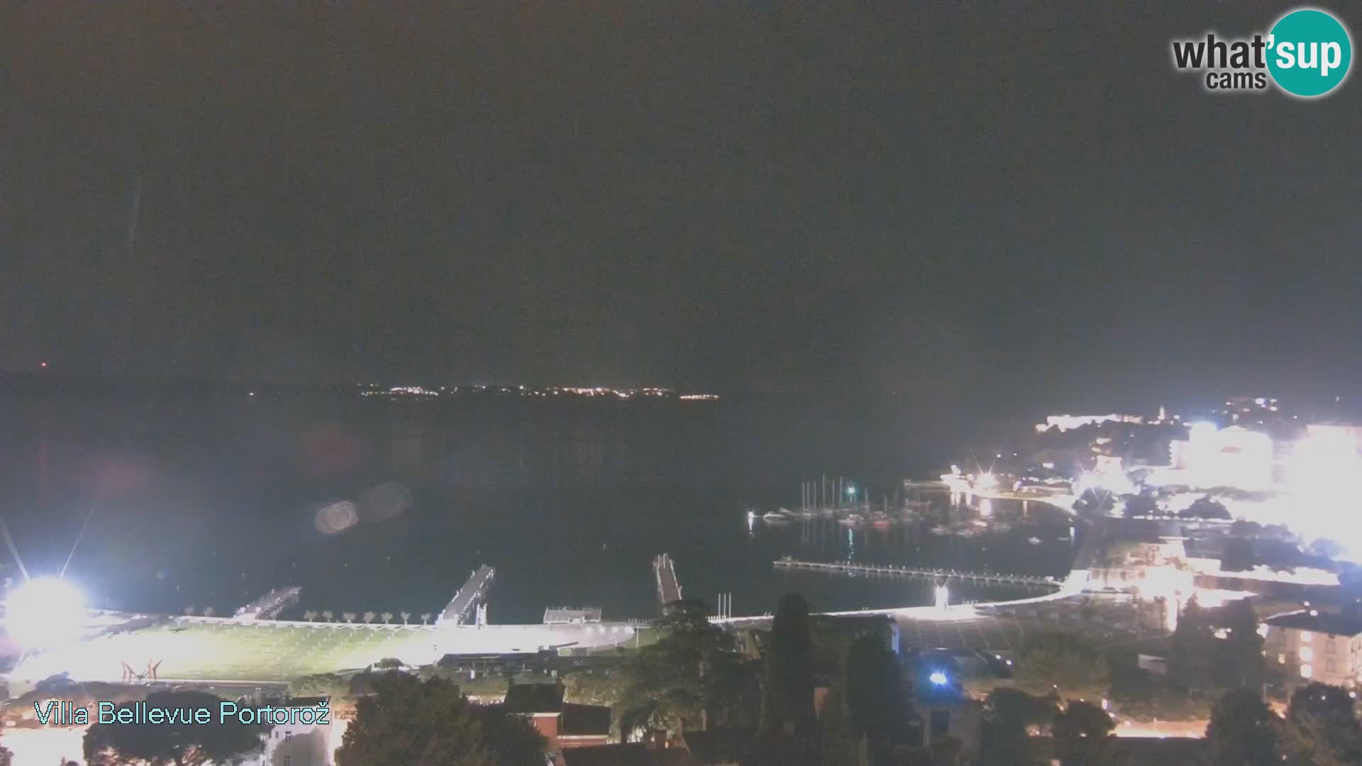 Portorož camera en vivo – Panorama Villa Bellevue