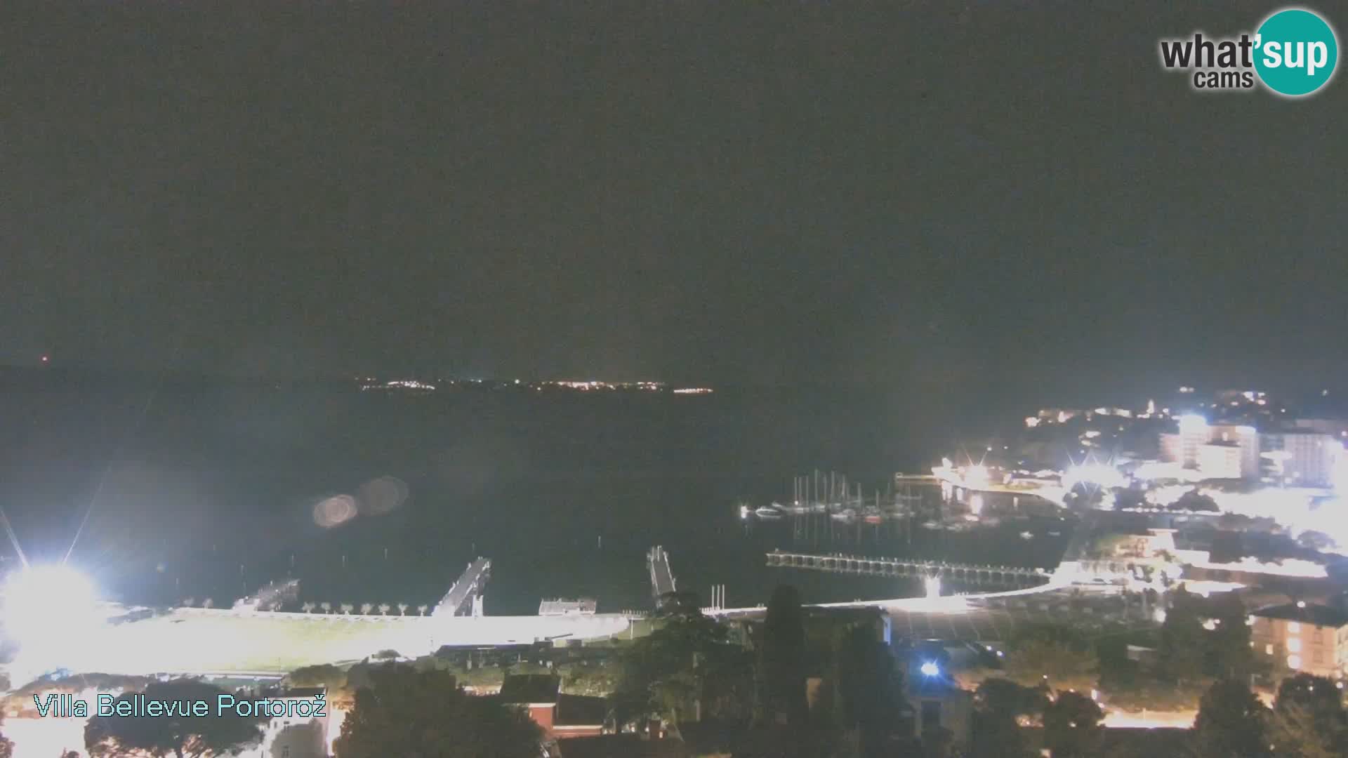 Portorož camera en vivo – Panorama Villa Bellevue