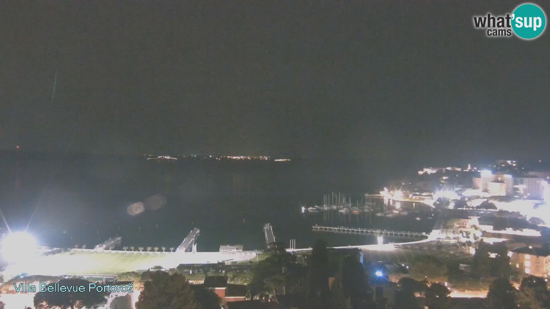 Portorož camera en vivo – Panorama Villa Bellevue