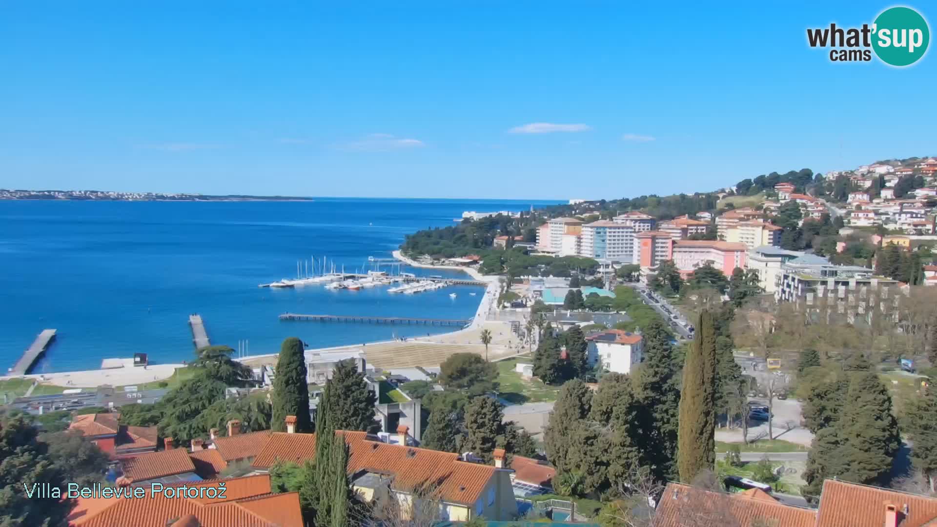 Live Cam Portorož – Panorama Villa Bellevue