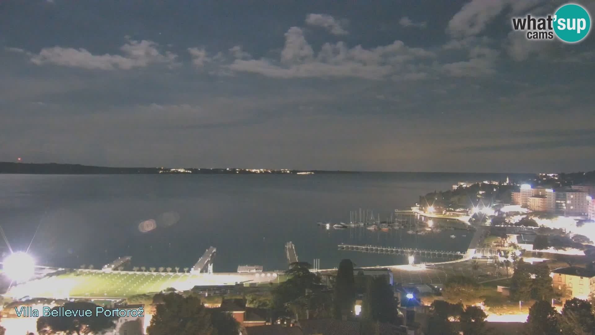 Portorož camera en vivo – Panorama Villa Bellevue