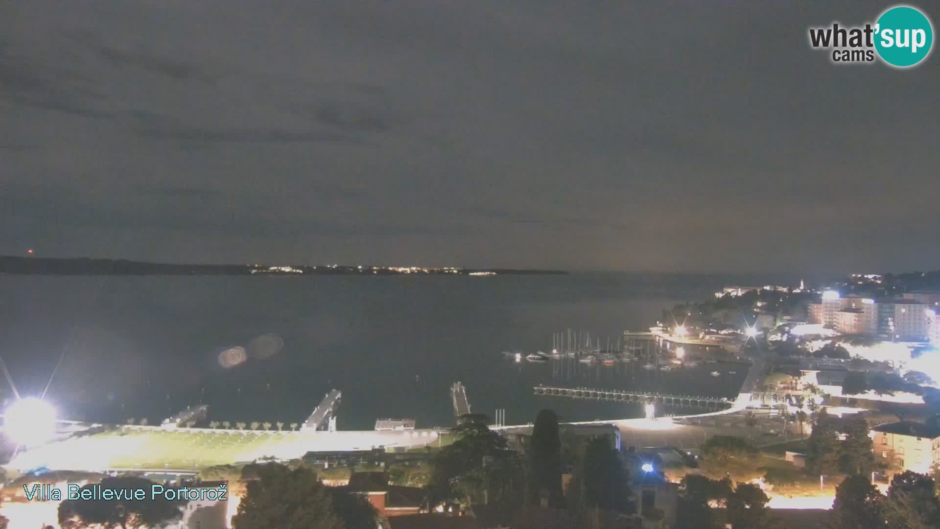 Portorož camera en vivo – Panorama Villa Bellevue