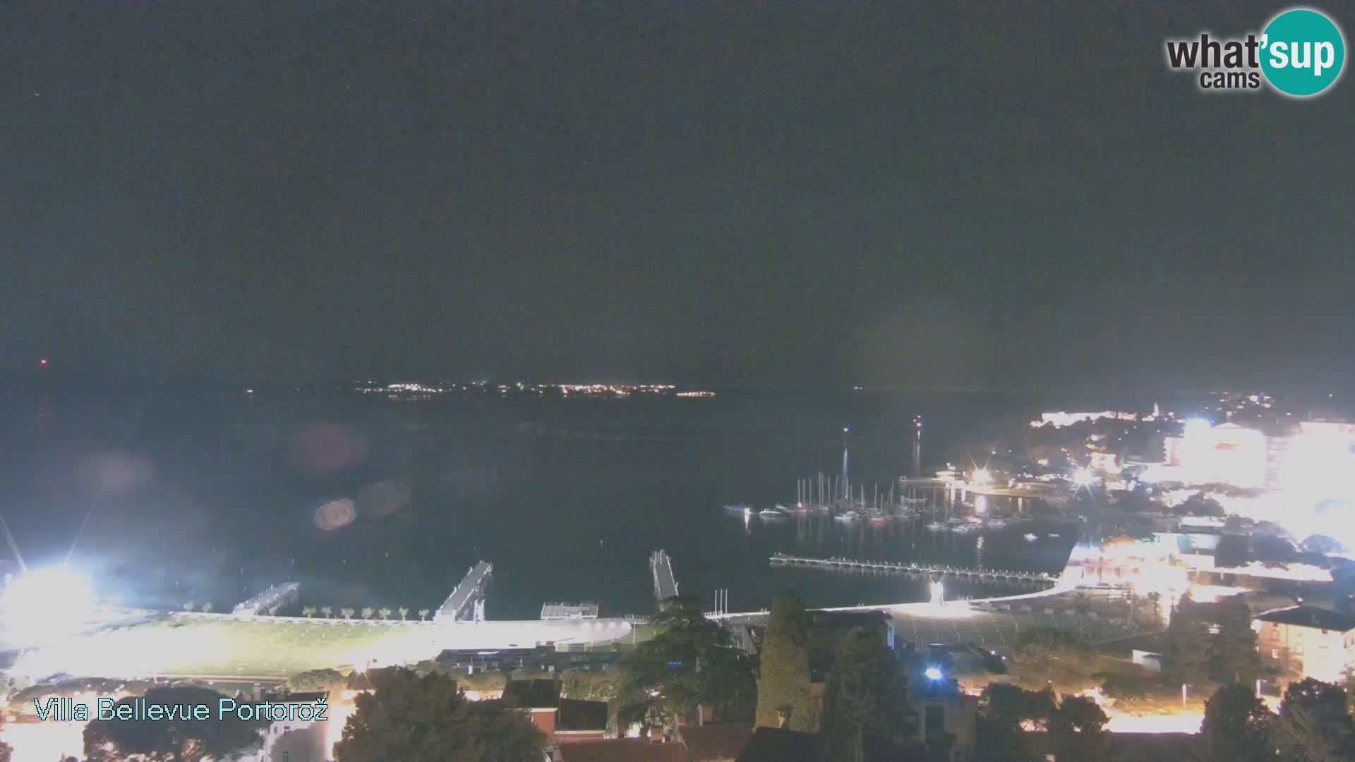Live webcam Portorož – Panorama dalla Villa Bellevue