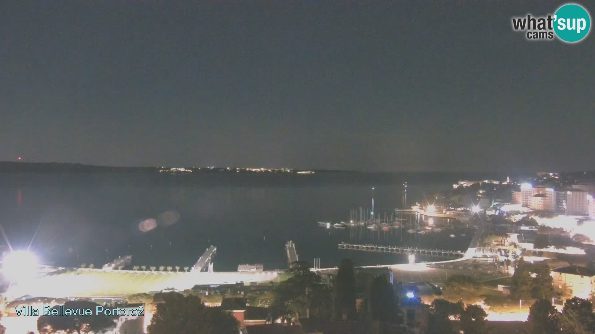 Portorož web kamera – pogled sa Villa Bellevue