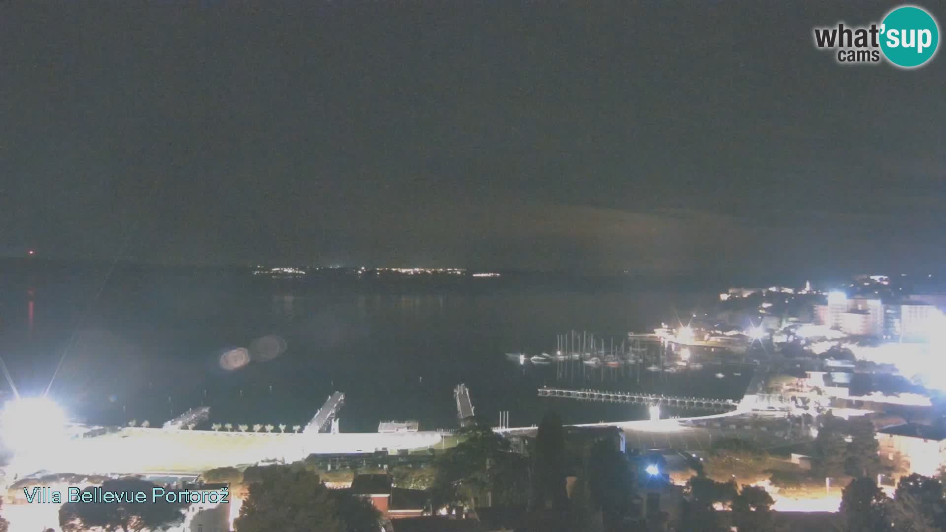 Portorož camera en vivo – Panorama Villa Bellevue