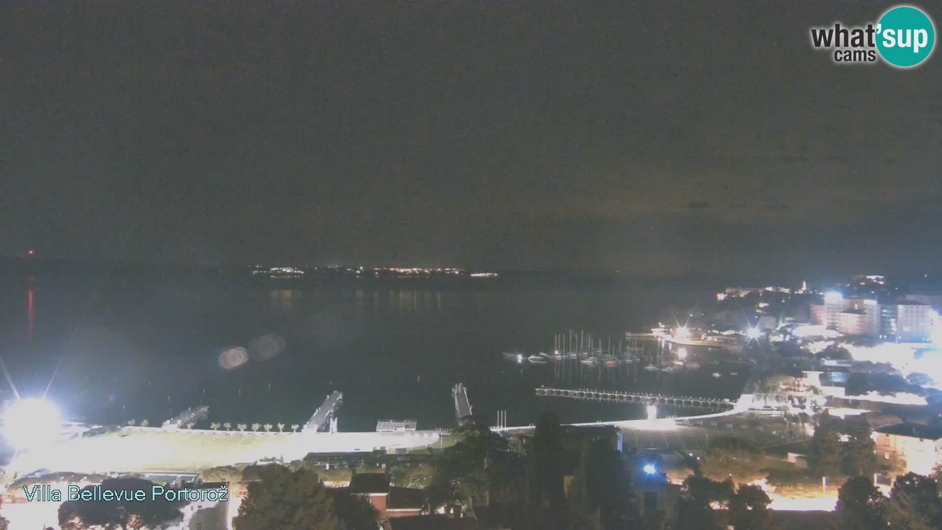 Portorož camera en vivo – Panorama Villa Bellevue